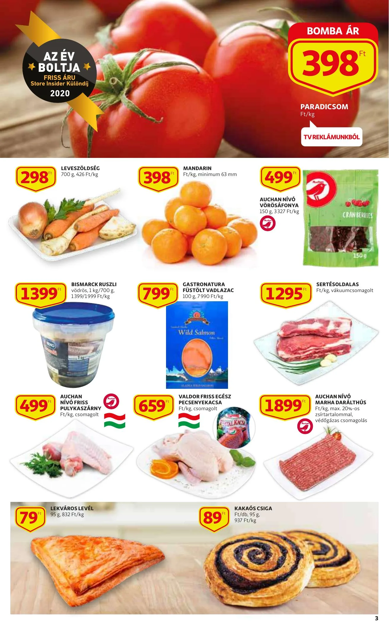 Auchan akciós újság Szupermarket 02.11–02.17 – 3. oldal