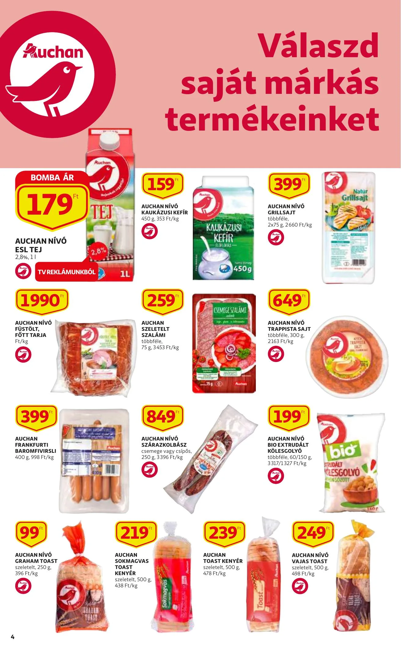 Auchan akciós újság Szupermarket 02.11–02.17 – 4. oldal