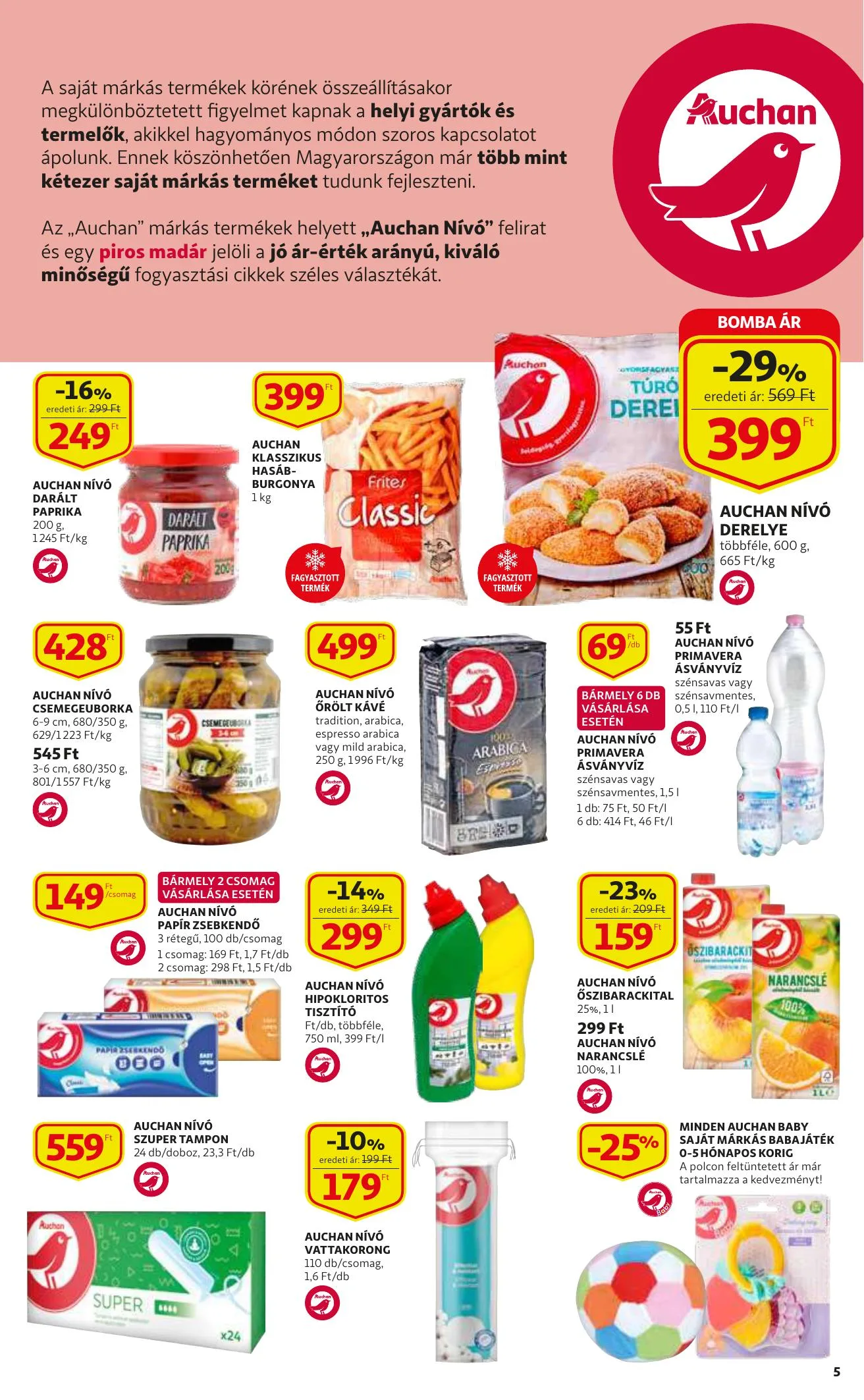 Auchan akciós újság Szupermarket 02.11–02.17 – 5. oldal