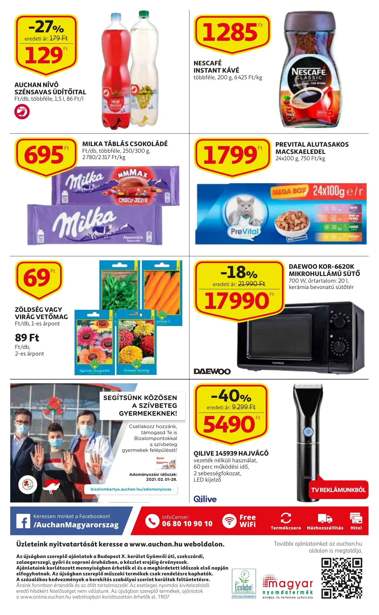 Auchan akciós újság Szupermarket 02.11–02.17 – 8. oldal