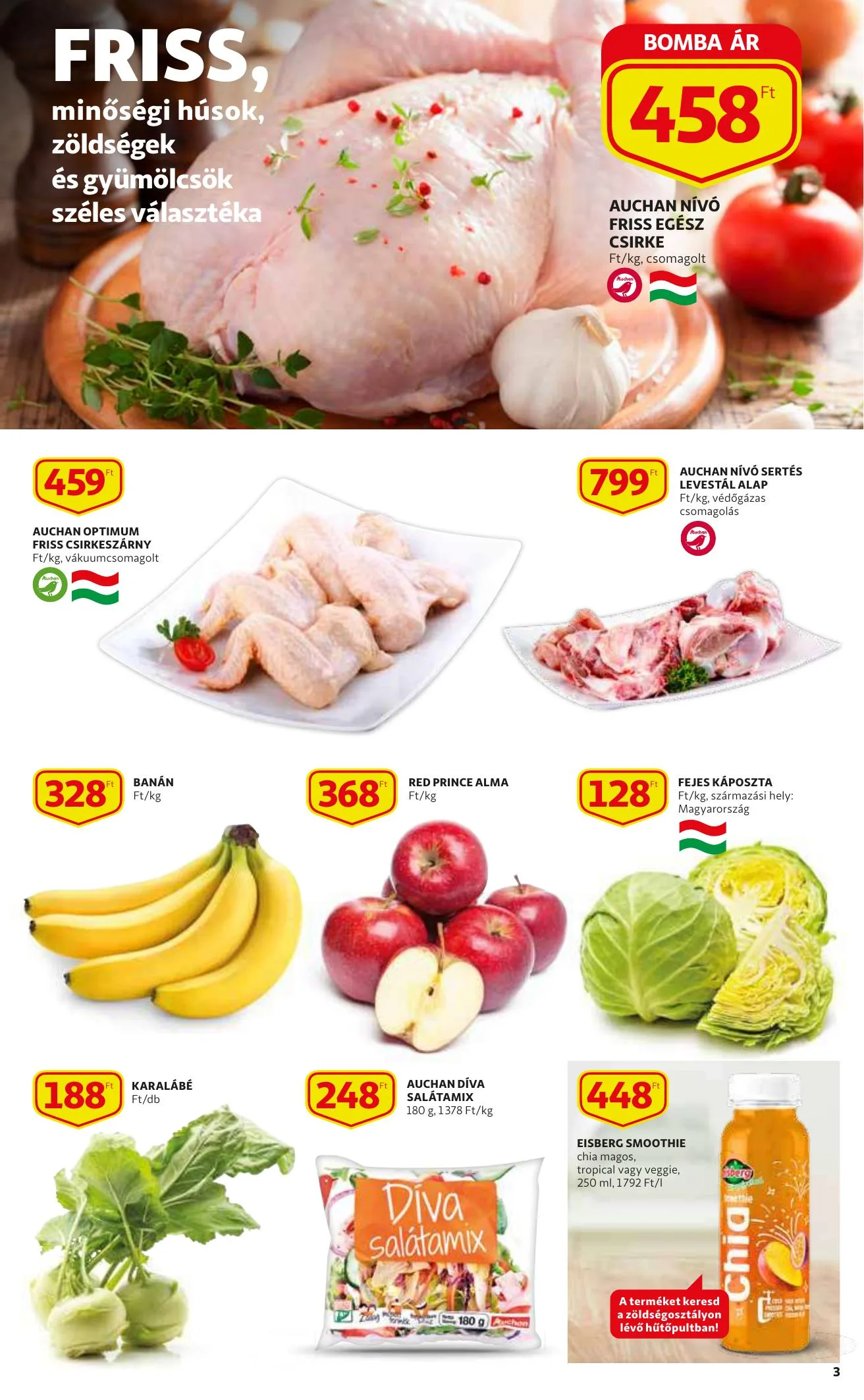 Auchan akciós újság Szupermarket 02.18–02.24 – 3. oldal
