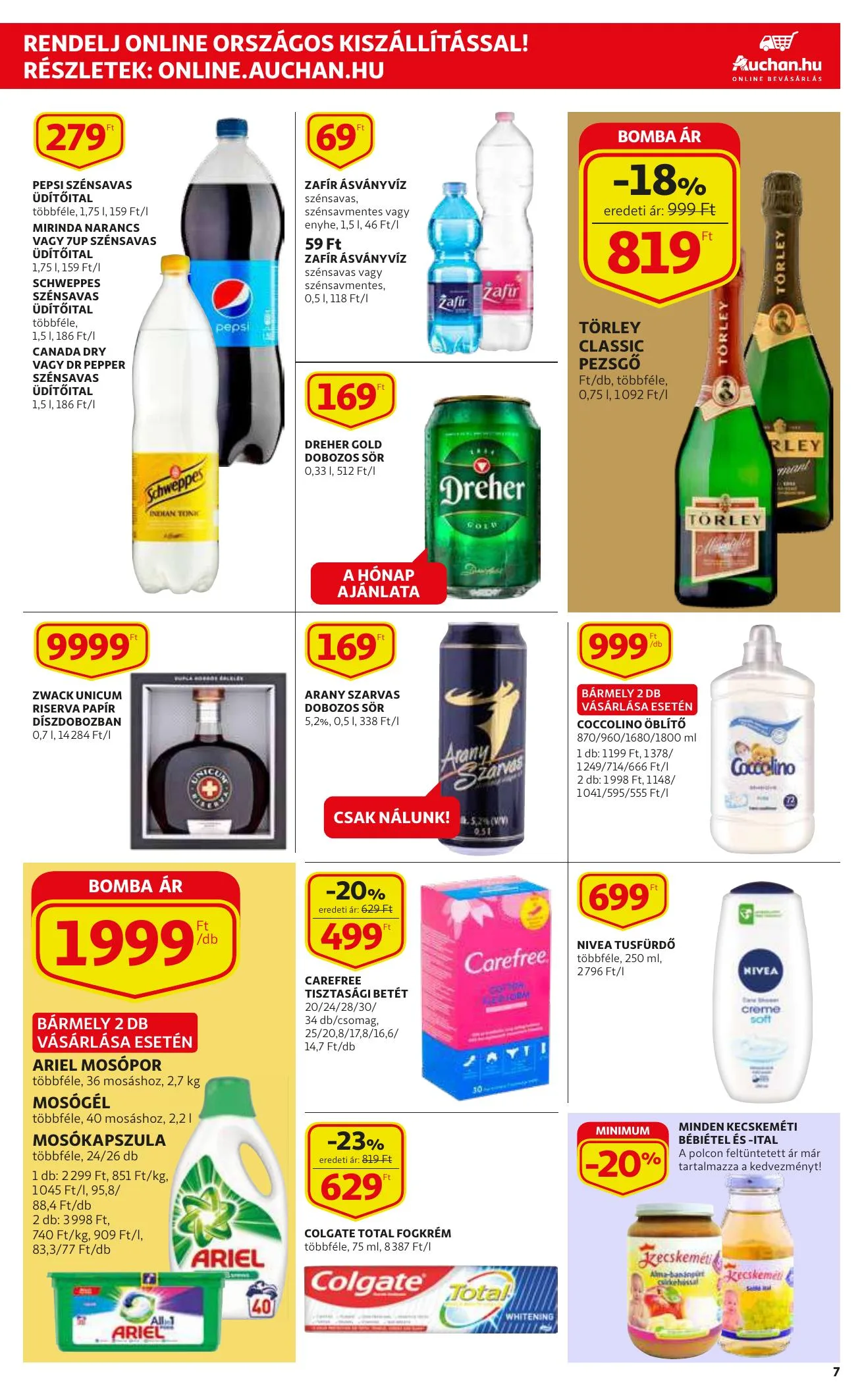 Auchan akciós újság Szupermarket 02.18–02.24 – 7. oldal