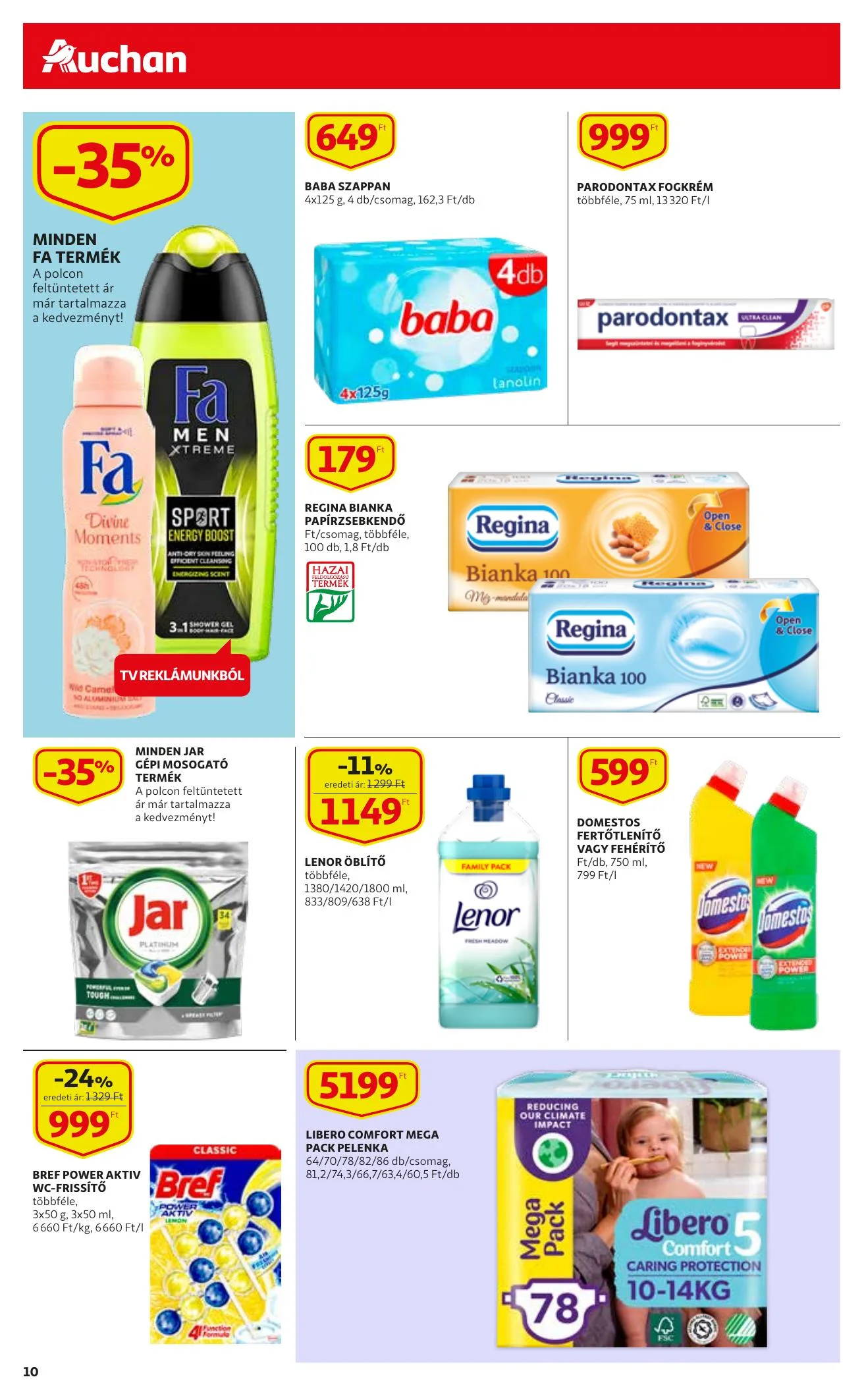 Auchan akciós újság Szupermarket 03.04–03.10 – 10. oldal