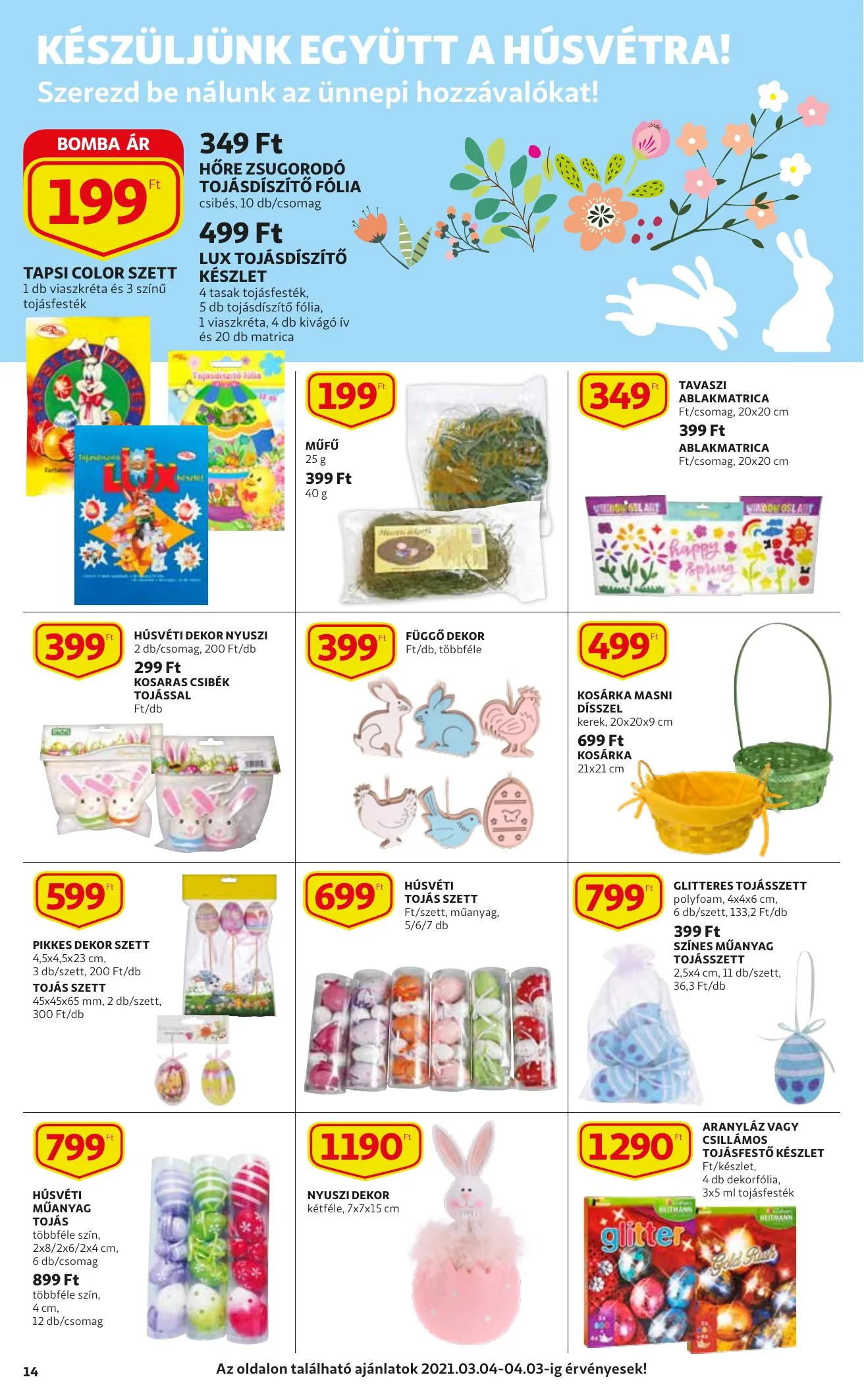 Auchan akciós újság Szupermarket 03.04–03.10 – 14. oldal