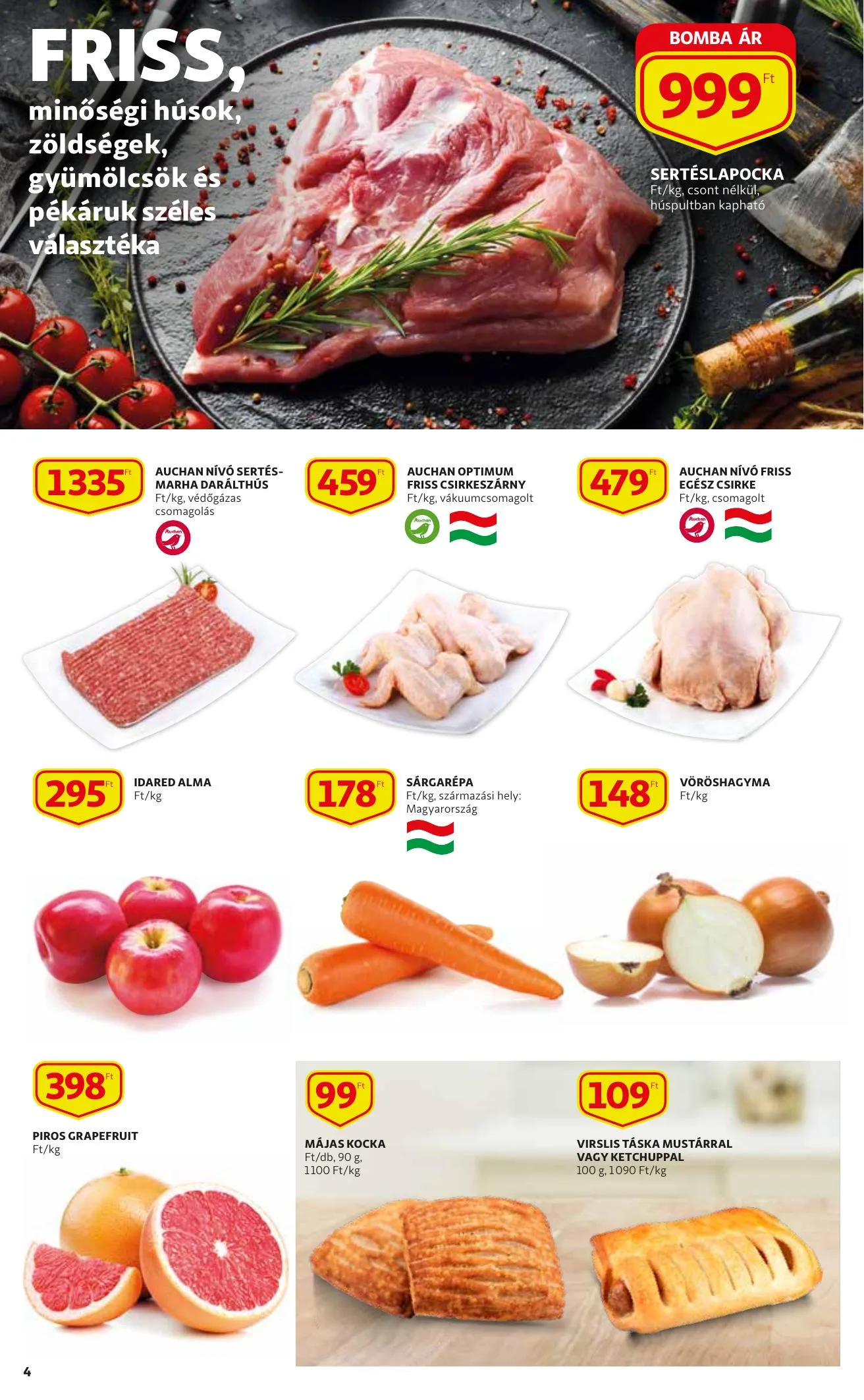 Auchan akciós újság Szupermarket 03.04–03.10 – 4. oldal
