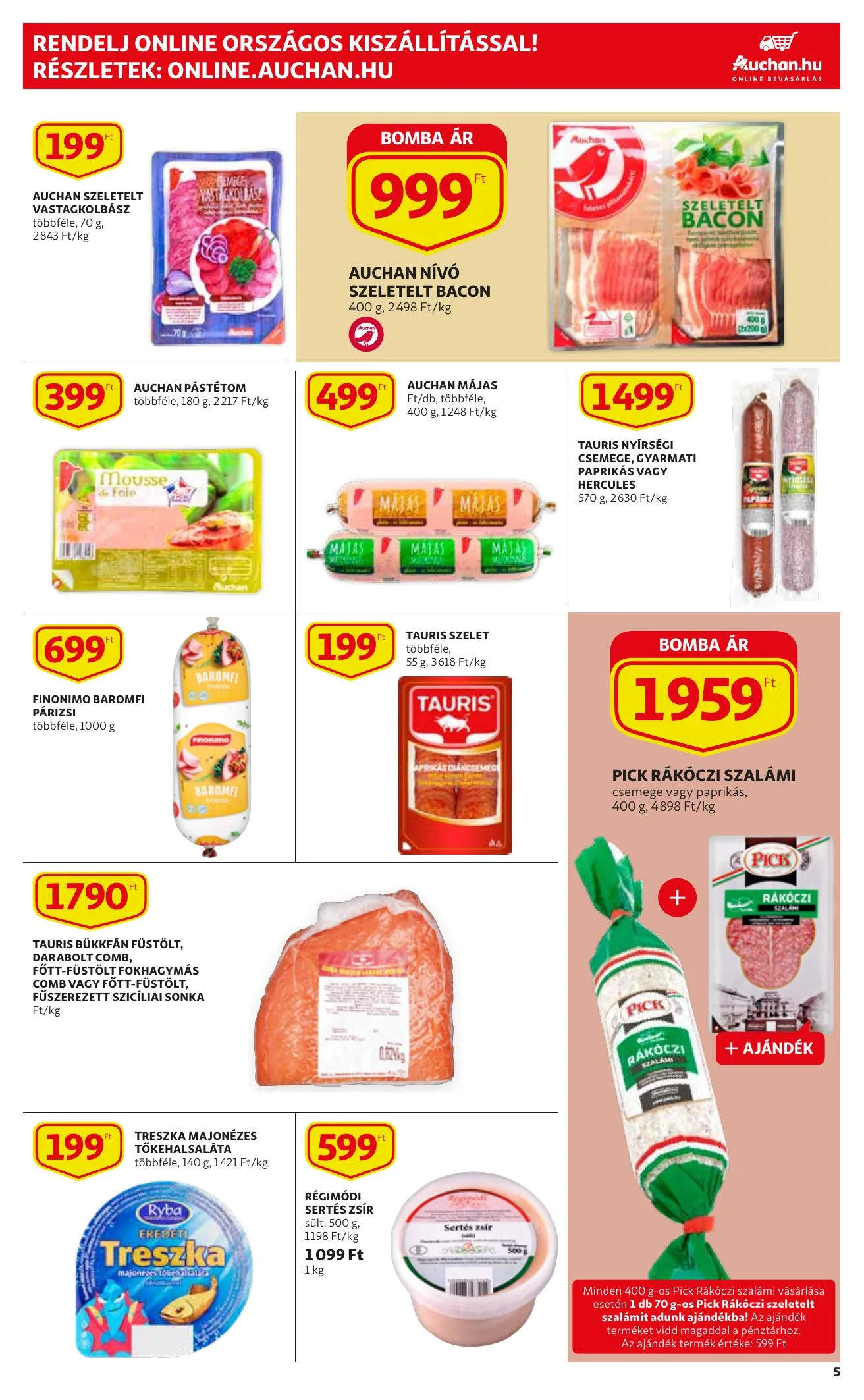 Auchan akciós újság Szupermarket 03.04–03.10 – 5. oldal