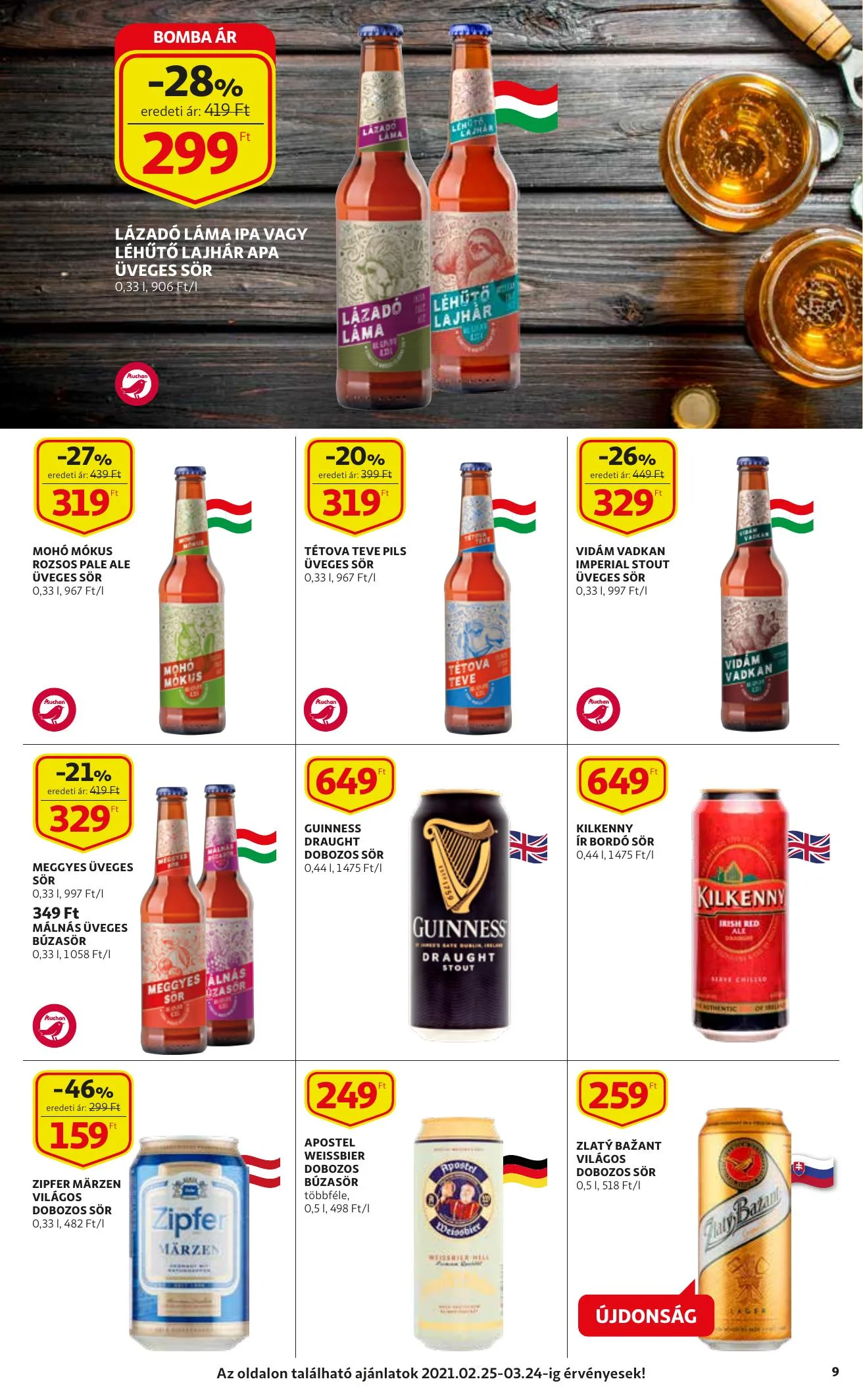 Auchan akciós újság Szupermarket 03.04–03.10 – 9. oldal