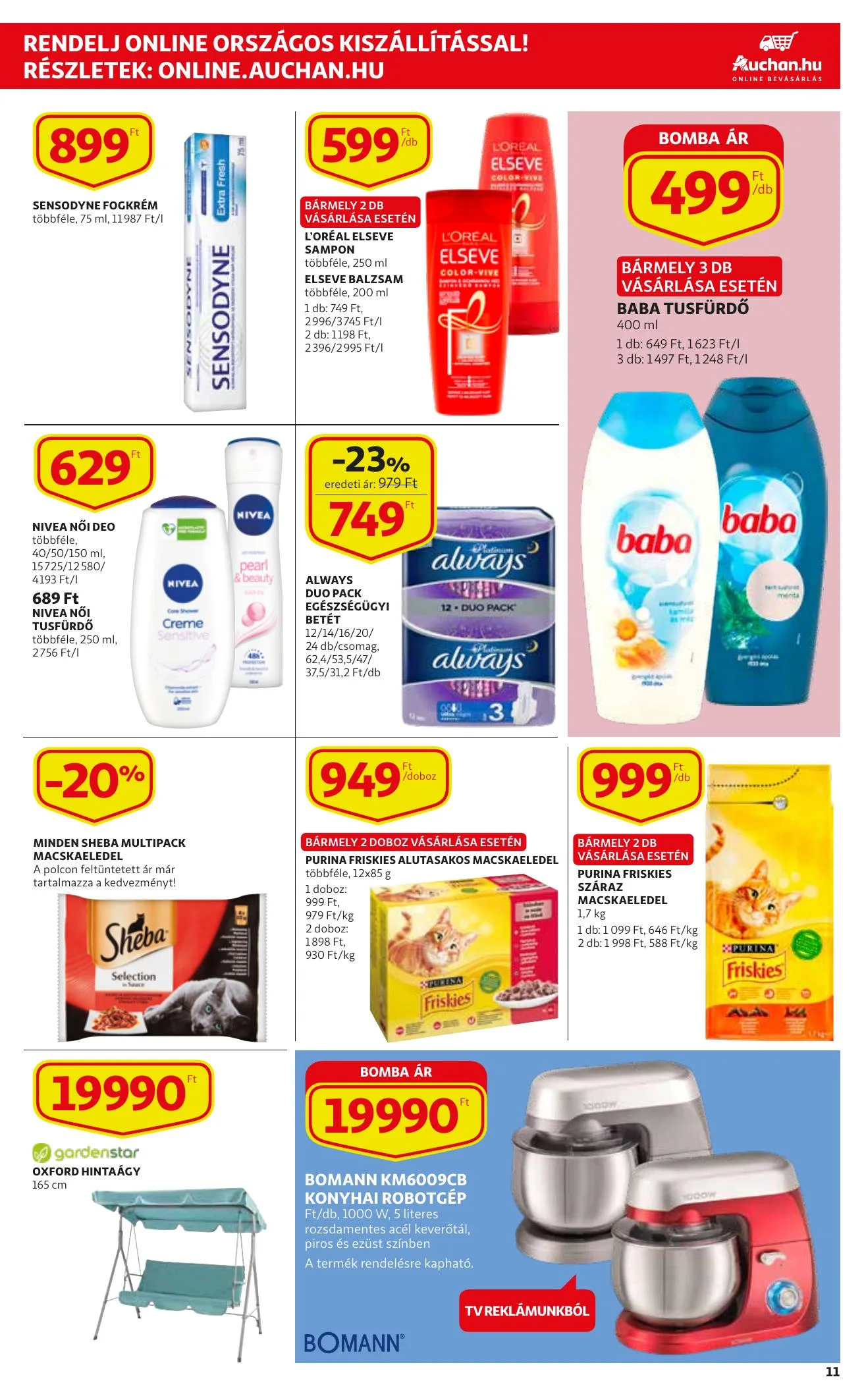 Auchan akciós újság Szupermarket 03.18–03.24 – 11. oldal