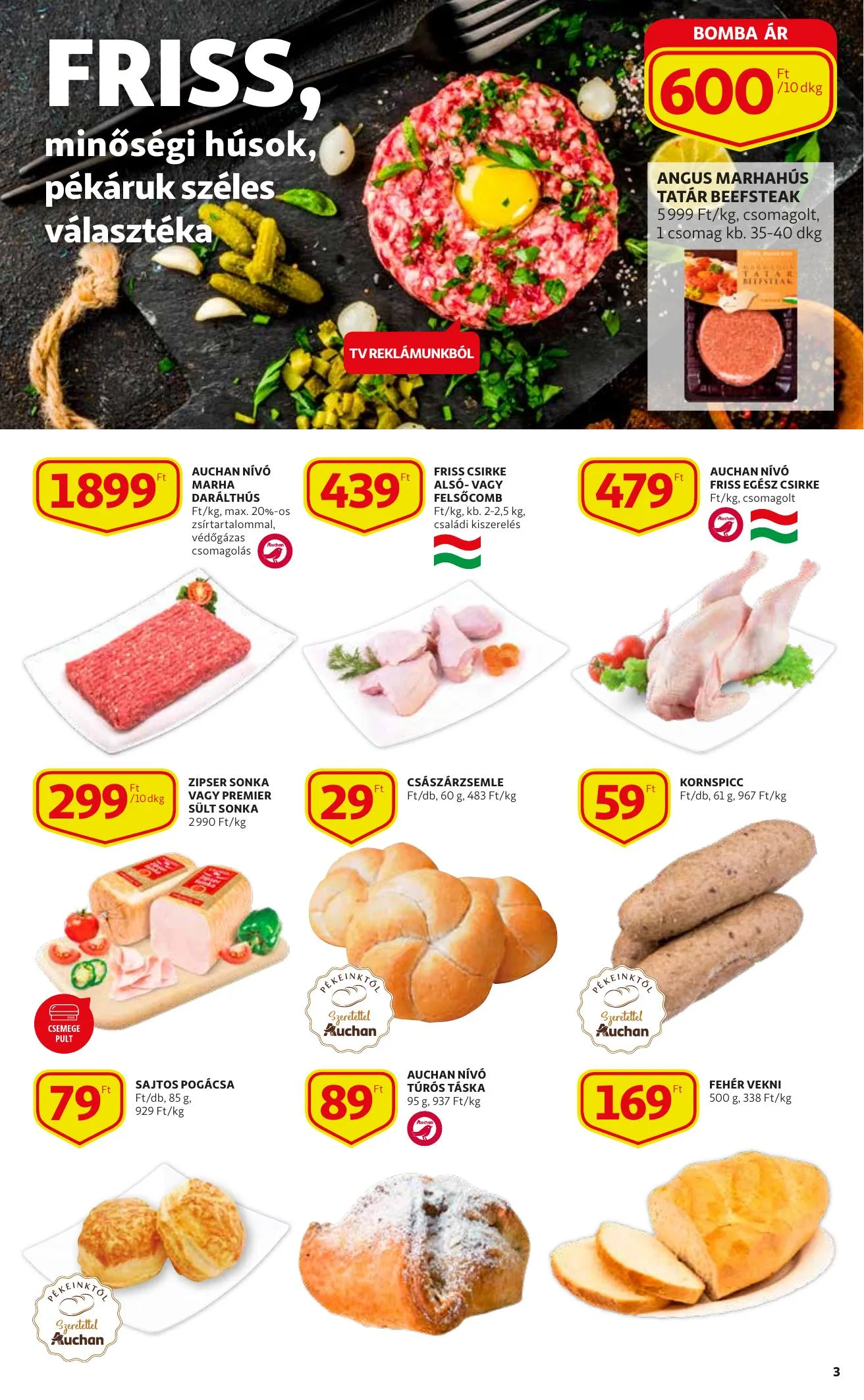 Auchan akciós újság Szupermarket 03.18–03.24 – 3. oldal