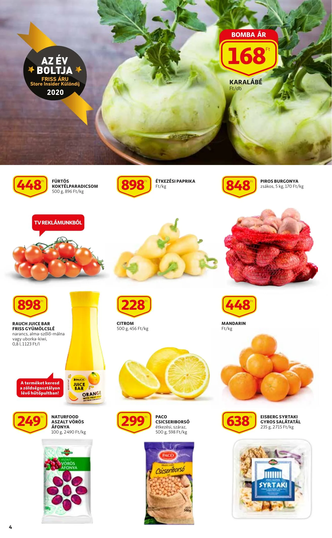 Auchan akciós újság Szupermarket 03.18–03.24 – 4. oldal