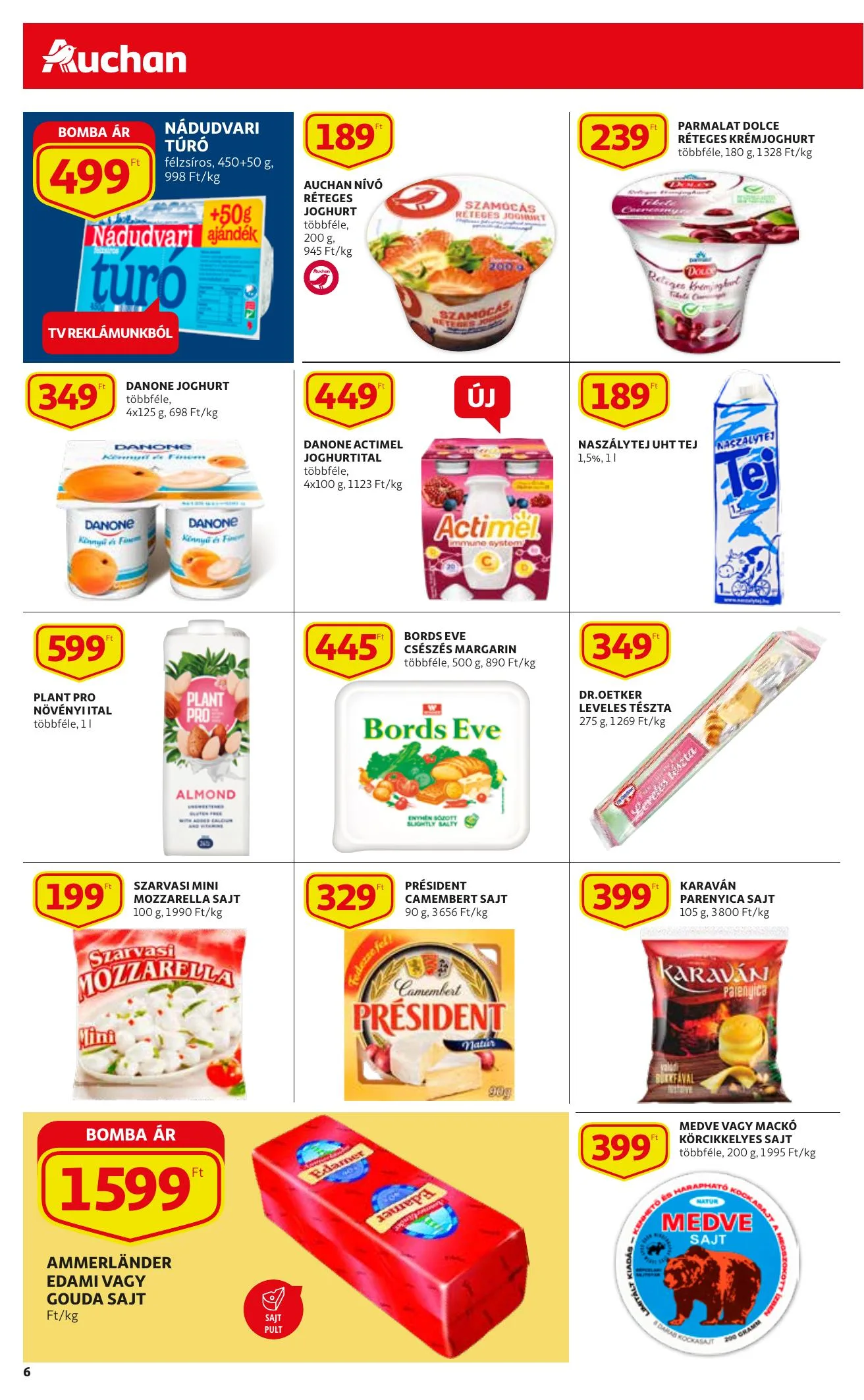Auchan akciós újság Szupermarket 03.18–03.24 – 6. oldal