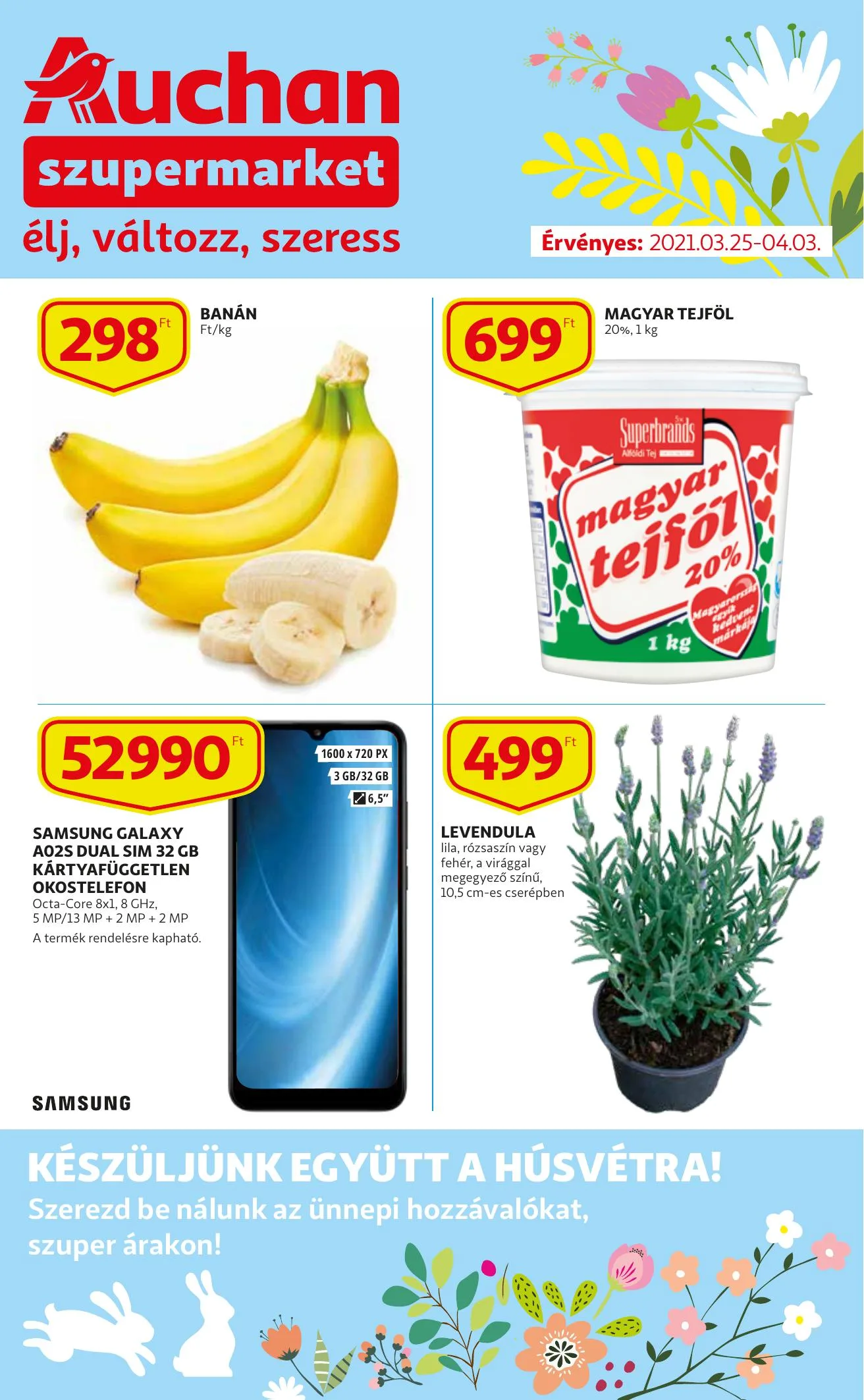 Auchan akciós újság Szupermarket 03.25–04.03