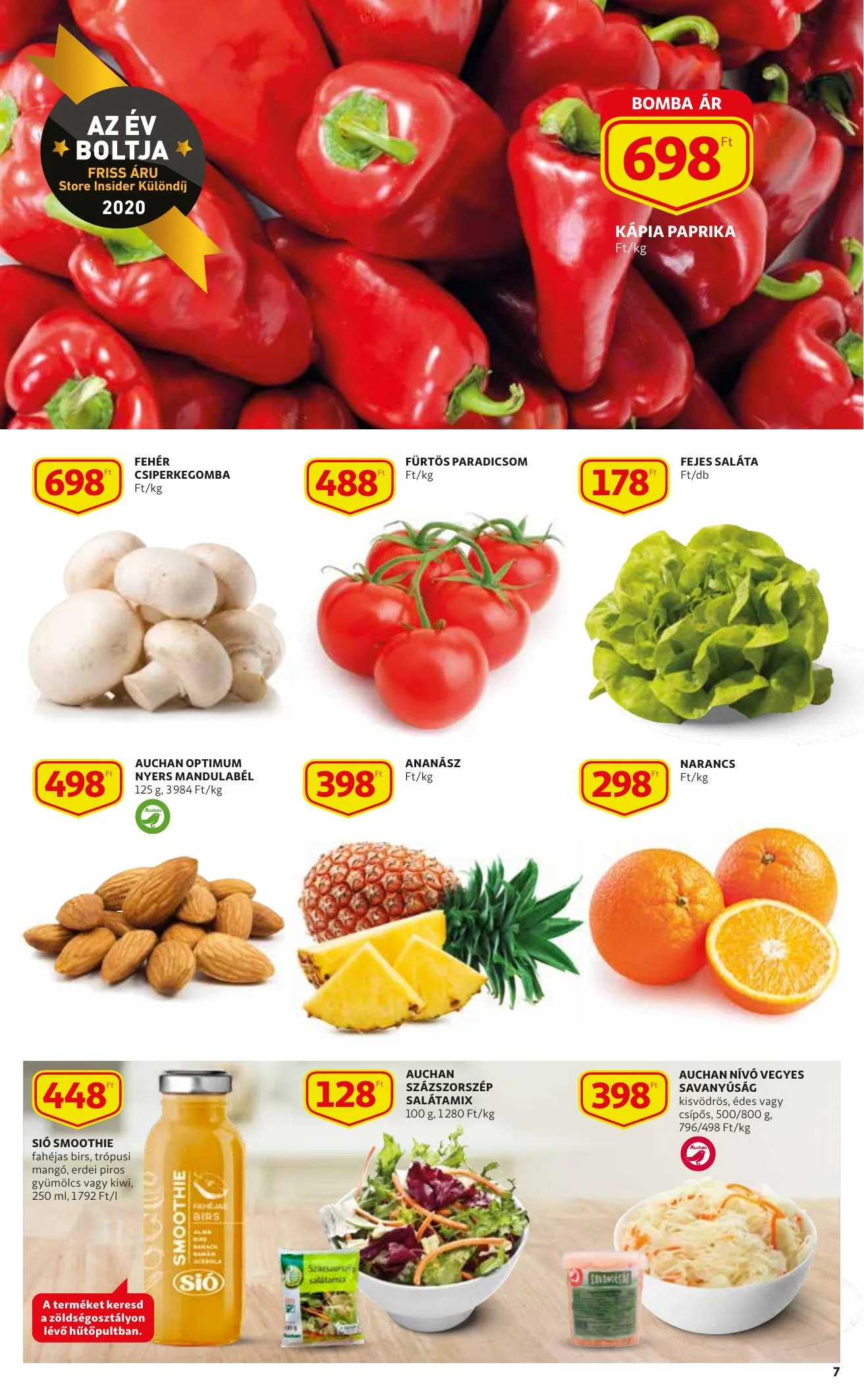 Auchan akciós újság Szupermarket 03.25–04.03 – 7. oldal