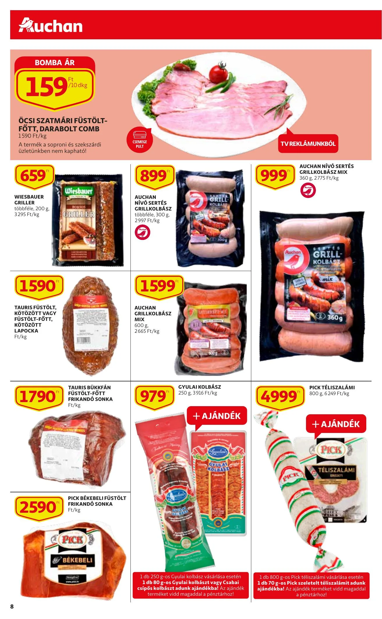 Auchan akciós újság Szupermarket 03.25–04.03 – 8. oldal