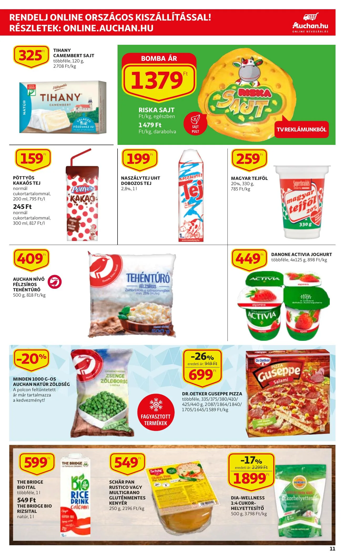 Auchan akciós újság Szupermarket 04.06–04.14 – 11. oldal