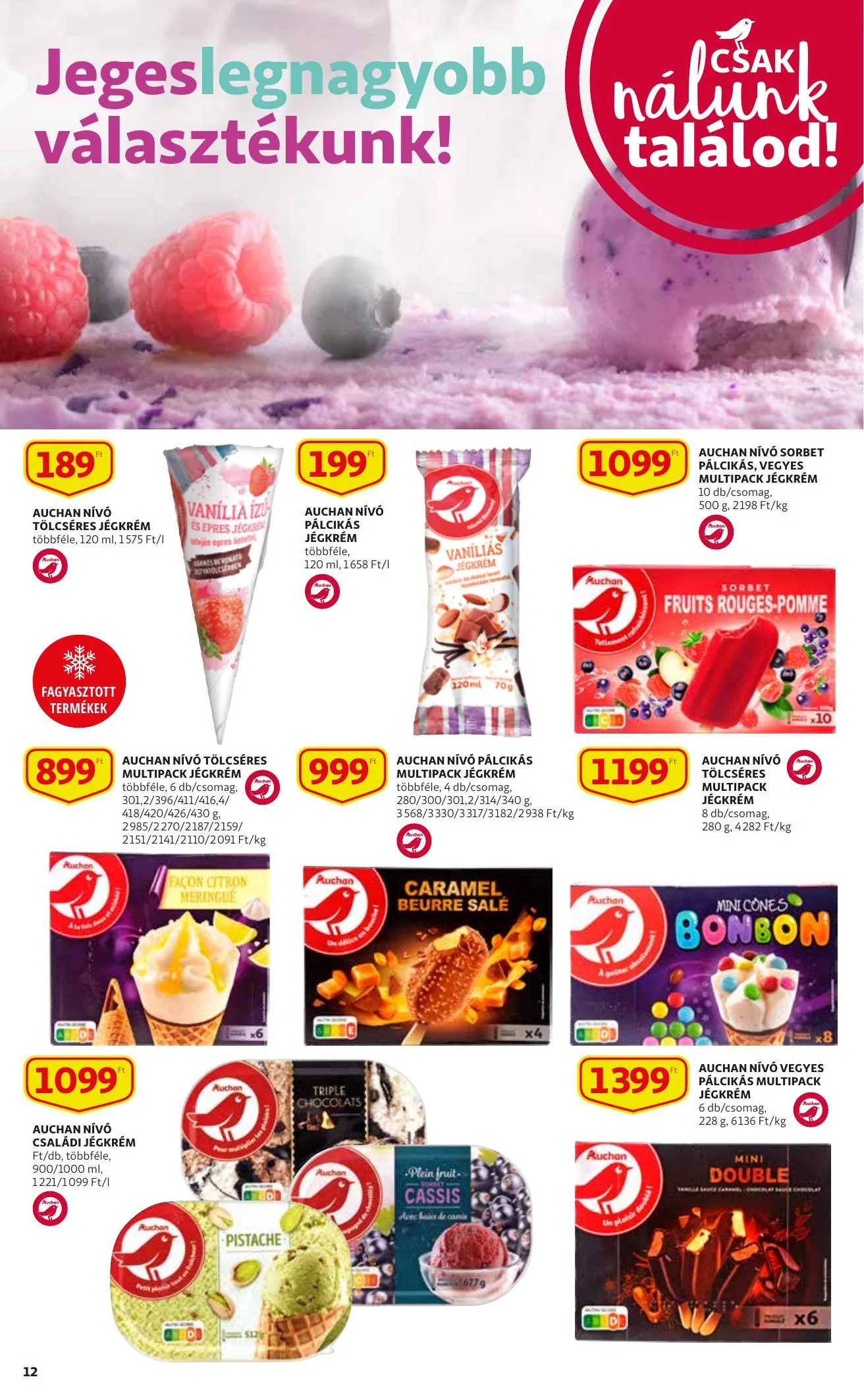 Auchan akciós újság Szupermarket 04.06–04.14 – 12. oldal