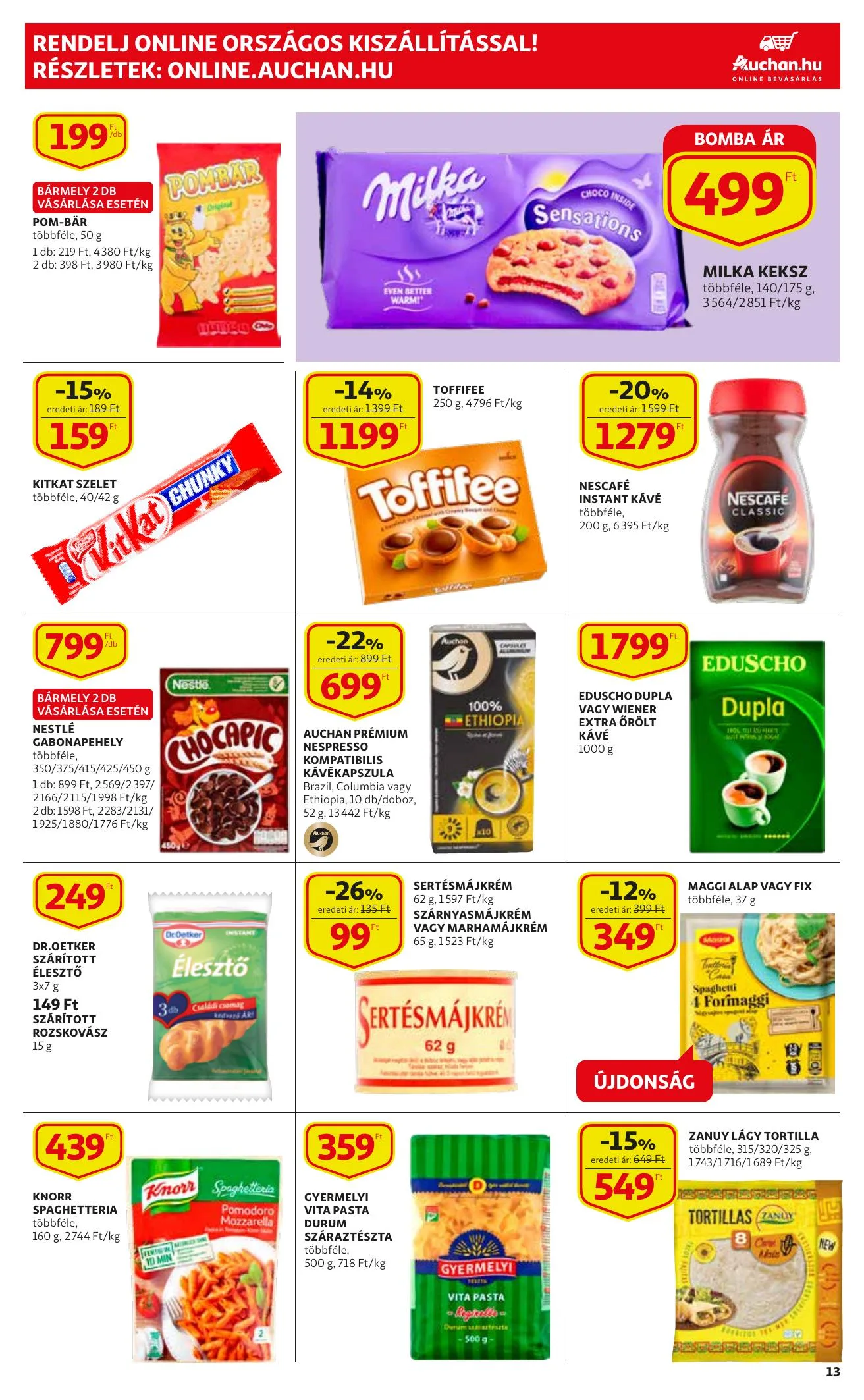 Auchan akciós újság Szupermarket 04.06–04.14 – 13. oldal
