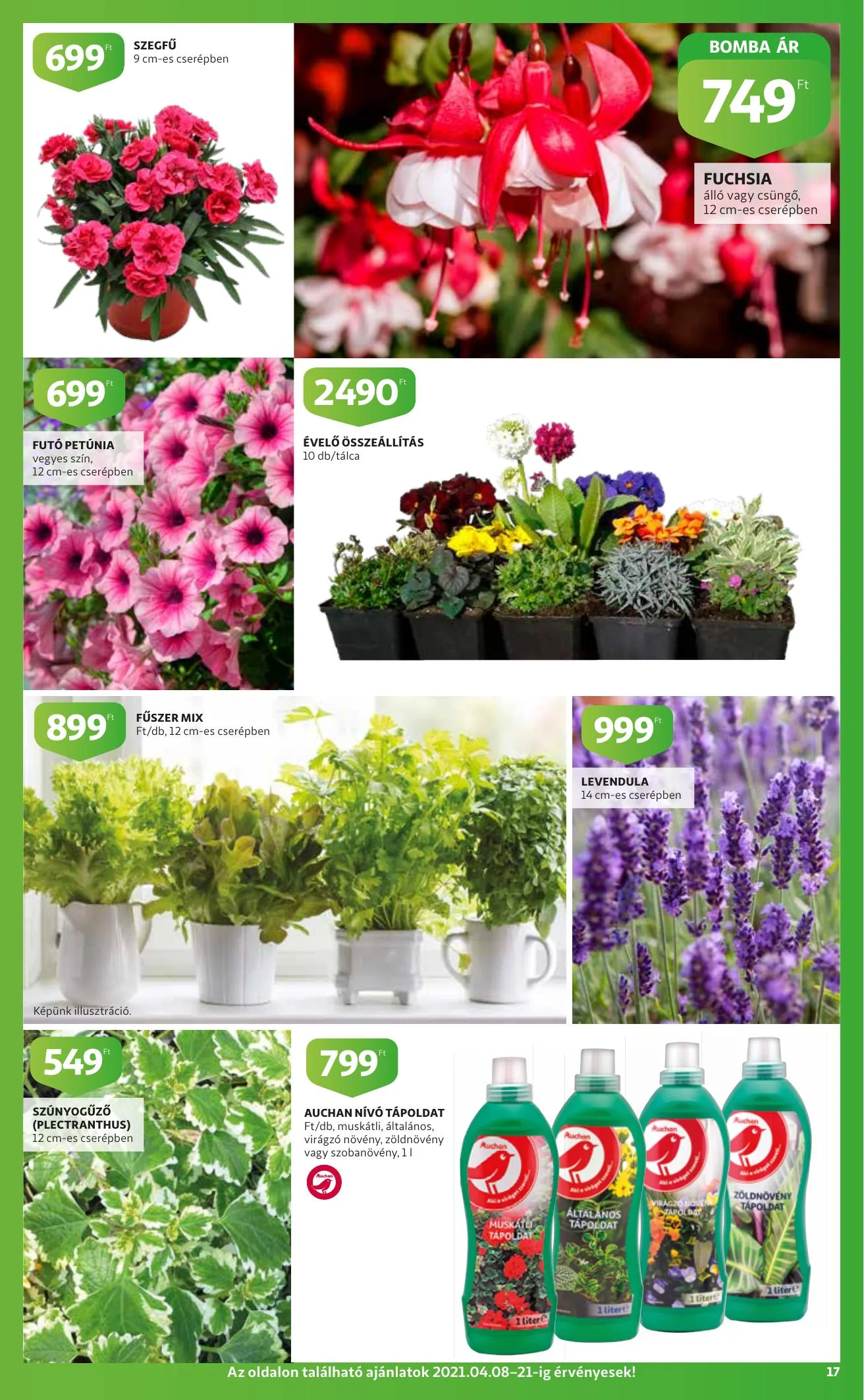 Auchan akciós újság Szupermarket 04.06–04.14 – 17. oldal