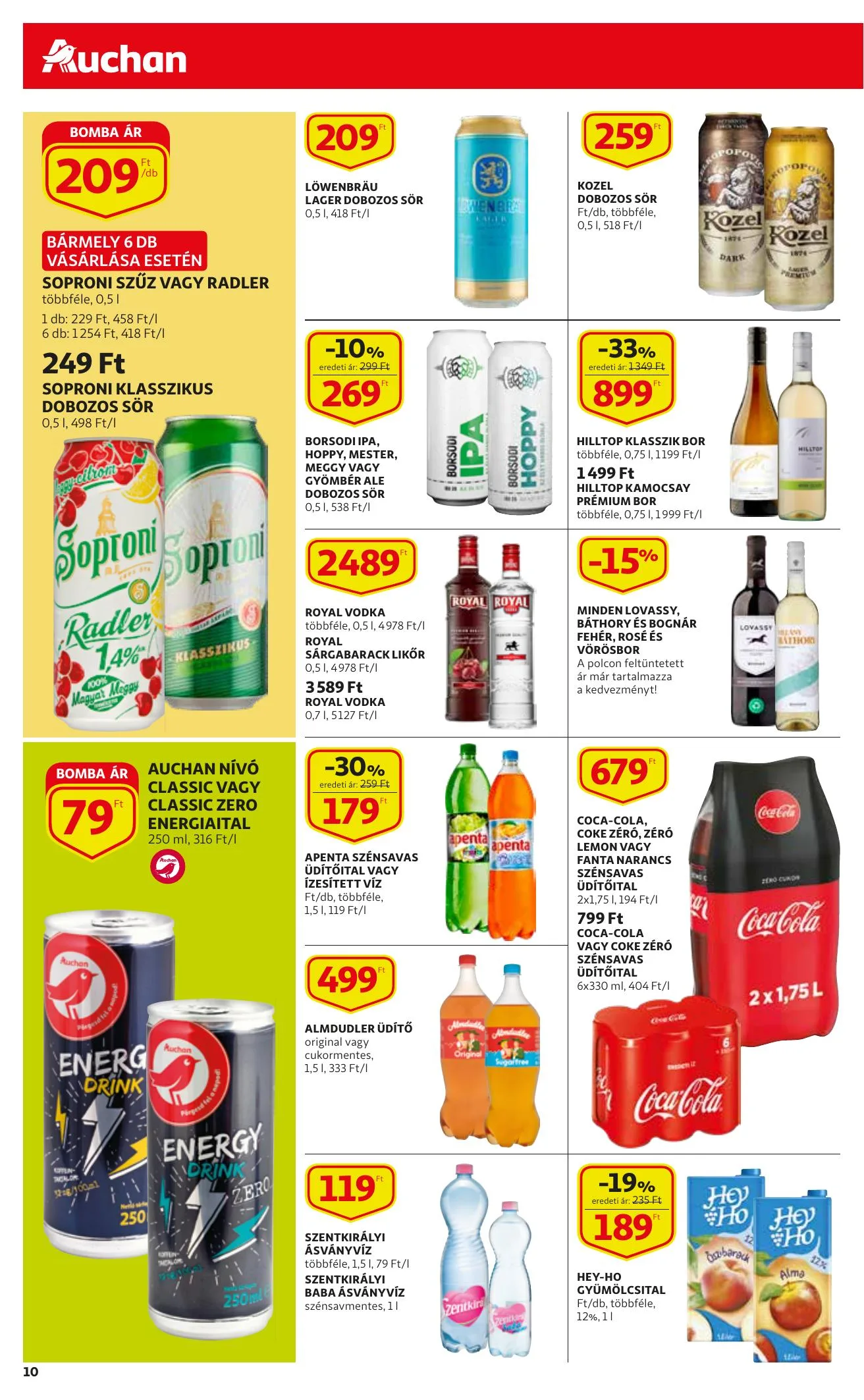 Auchan akciós újság Szupermarket 04.15–04.21 – 10. oldal