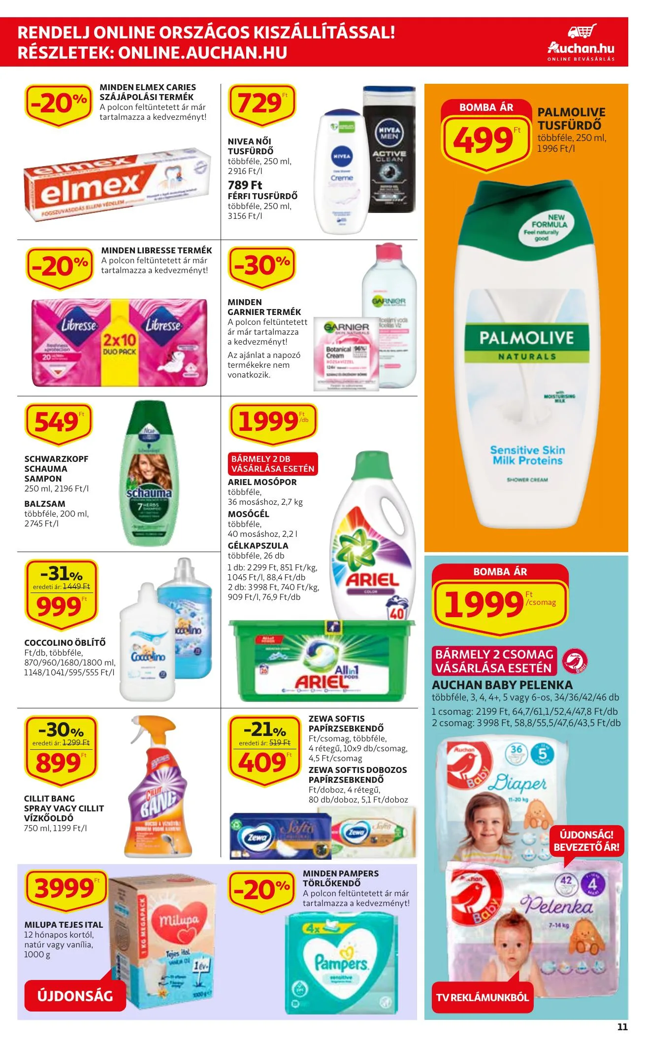 Auchan akciós újság Szupermarket 04.15–04.21 – 11. oldal