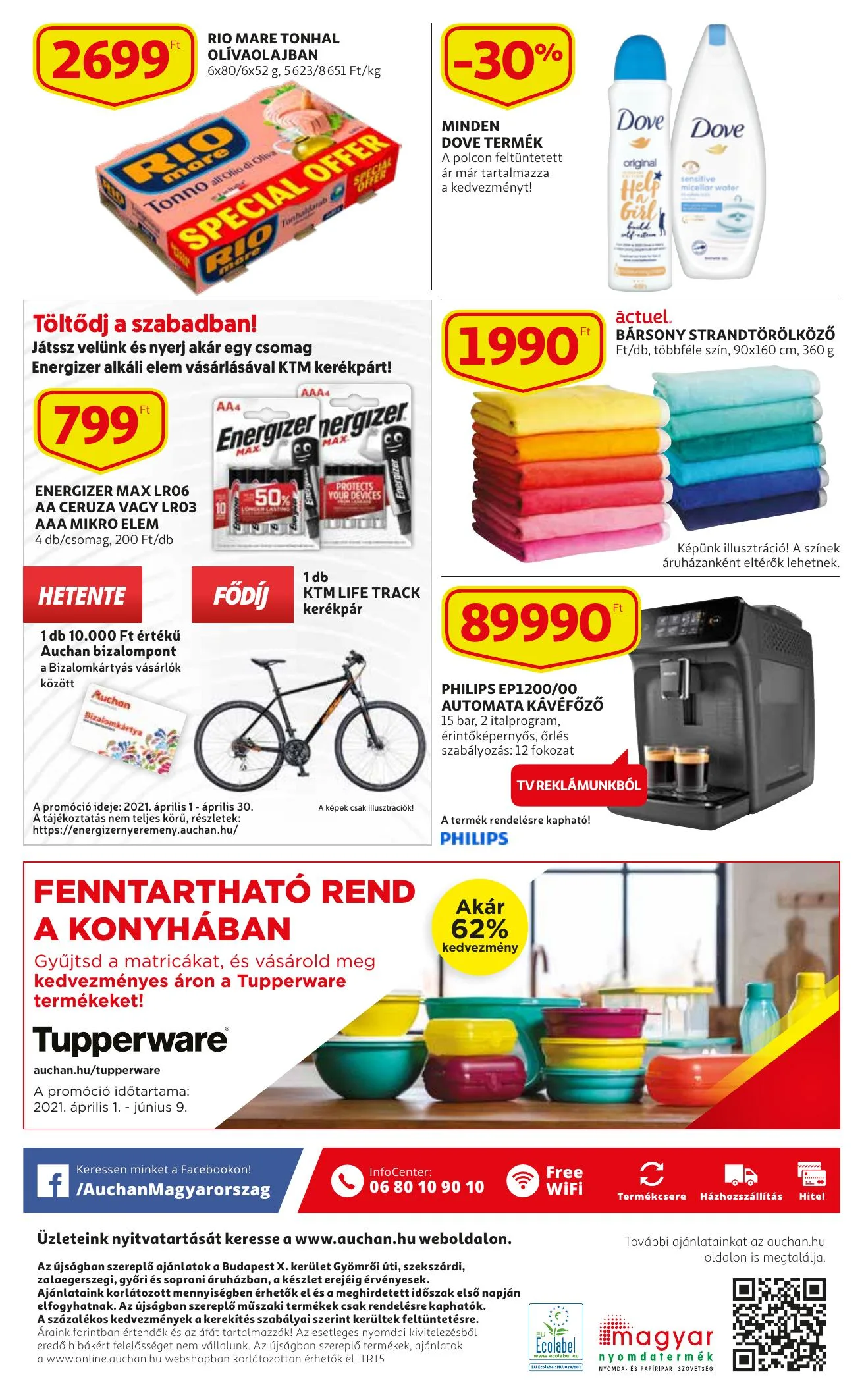Auchan akciós újság Szupermarket 04.15–04.21 – 16. oldal