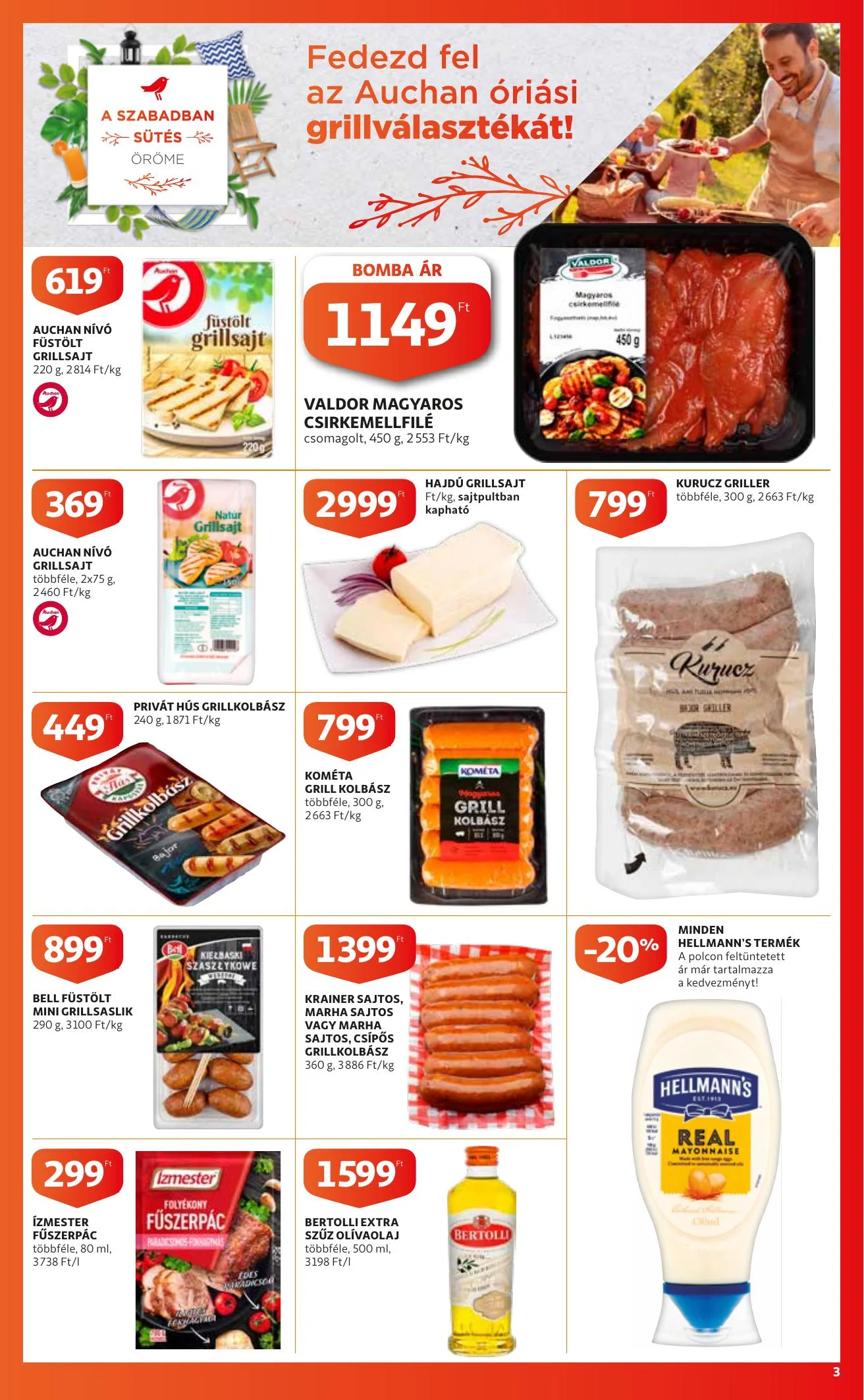 Auchan akciós újság Szupermarket 04.15–04.21 – 3. oldal