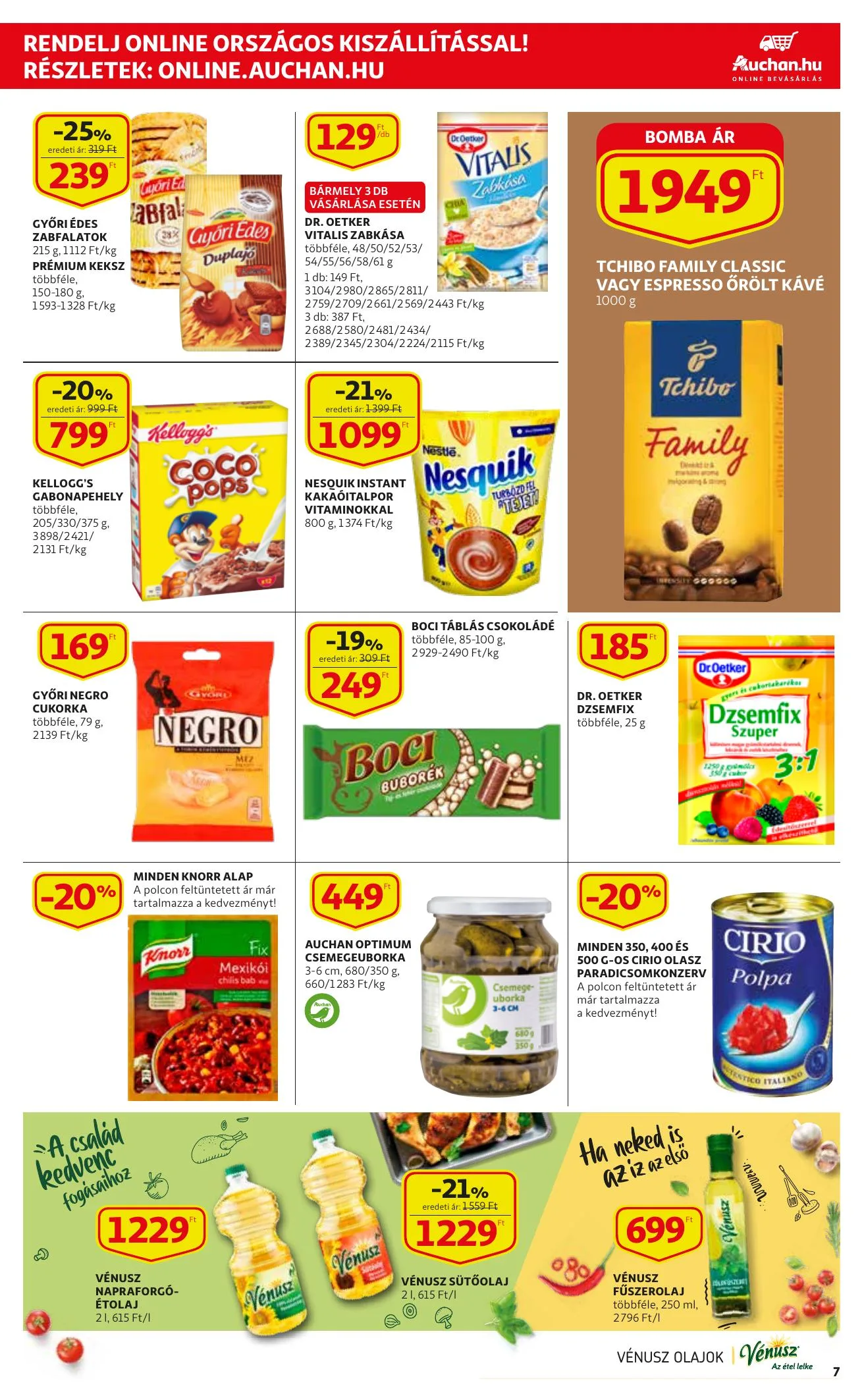 Auchan akciós újság Szupermarket 04.15–04.21 – 7. oldal
