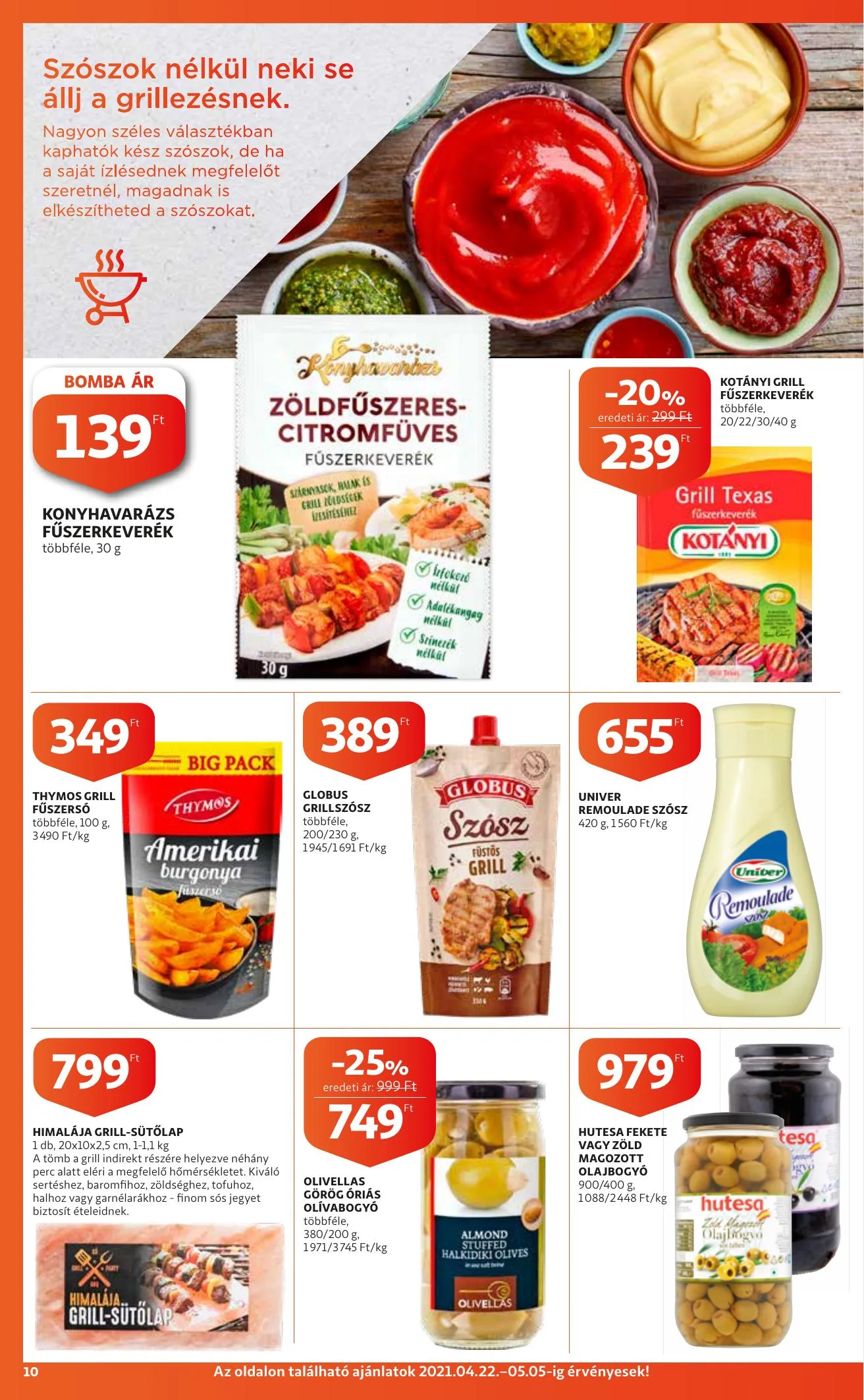 Auchan akciós újság Szupermarket 04.22–04.28 – 10. oldal