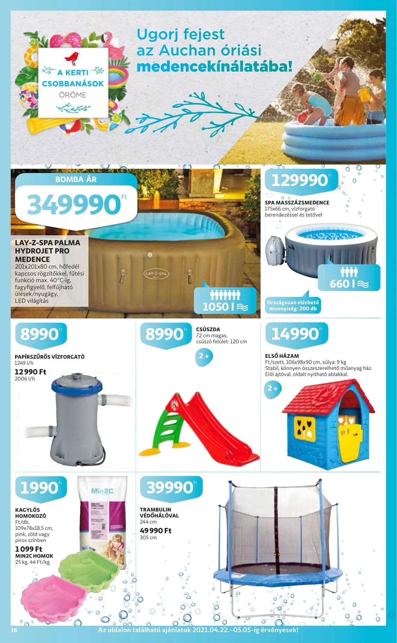 Auchan akciós újság Szupermarket 04.22–04.28 – 16. oldal