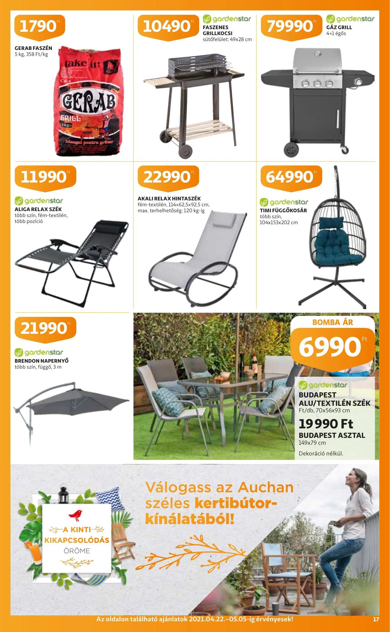 Auchan akciós újság Szupermarket 04.22–04.28 – 17. oldal