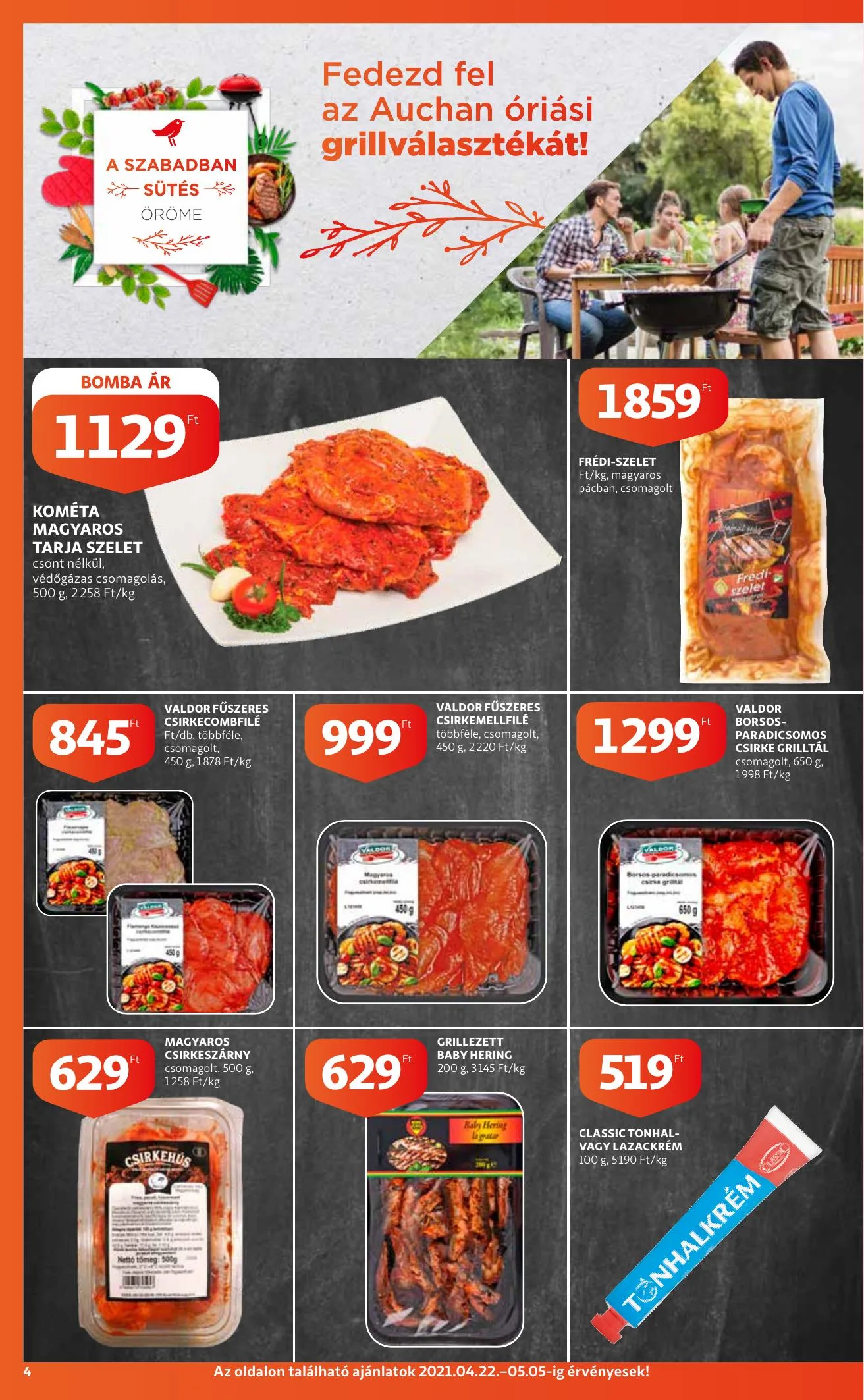 Auchan akciós újság Szupermarket 04.22–04.28 – 4. oldal