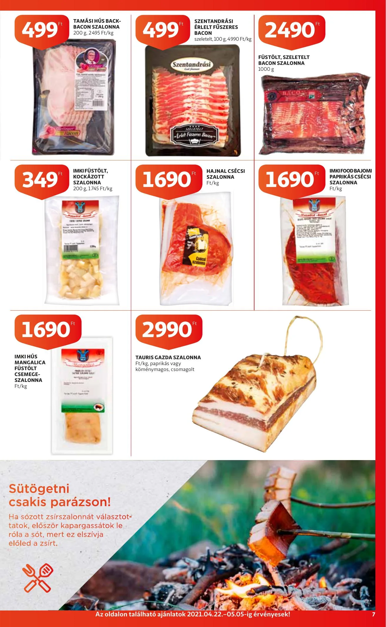 Auchan akciós újság Szupermarket 04.22–04.28 – 7. oldal
