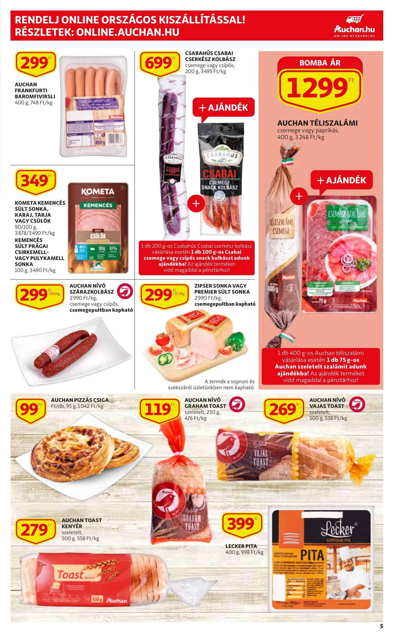 Auchan akciós újság Szupermarket 04.29–05.05 – 5. oldal