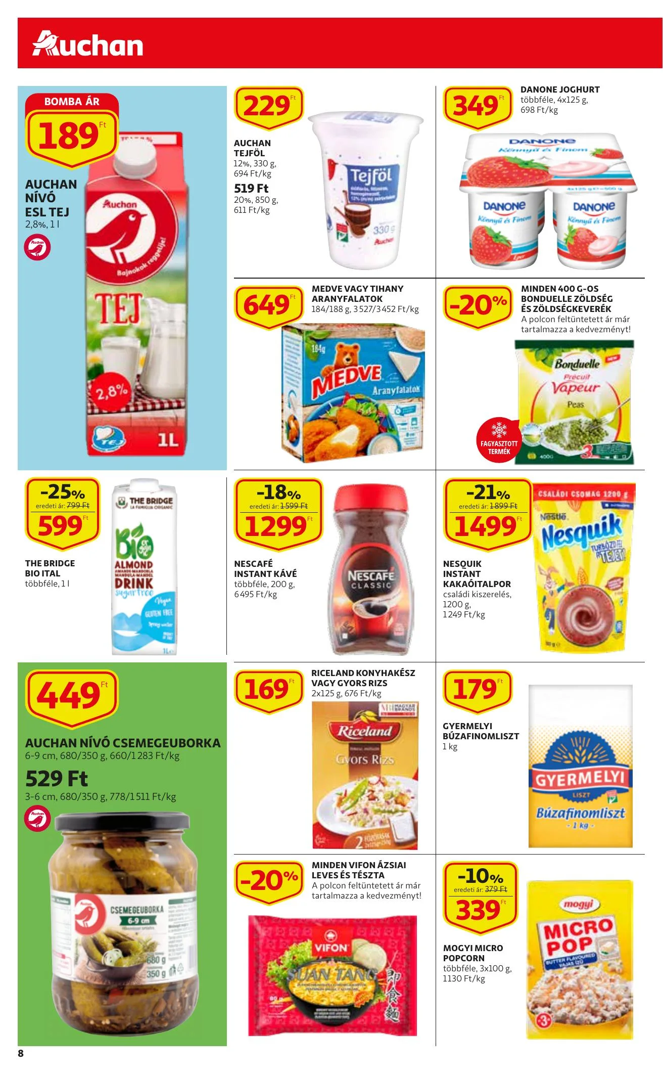 Auchan akciós újság Szupermarket 04.29–05.05 – 8. oldal