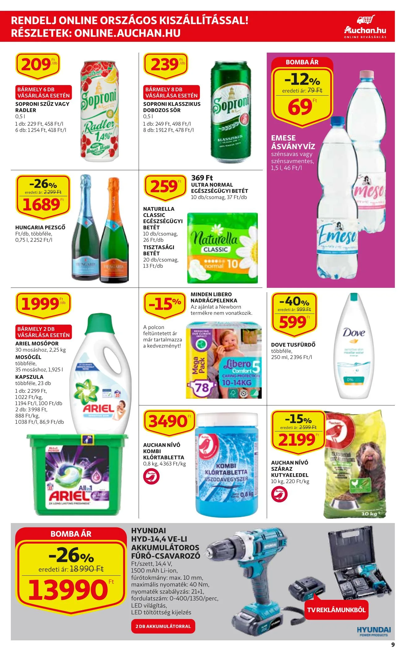 Auchan akciós újság Szupermarket 04.29–05.05 – 9. oldal