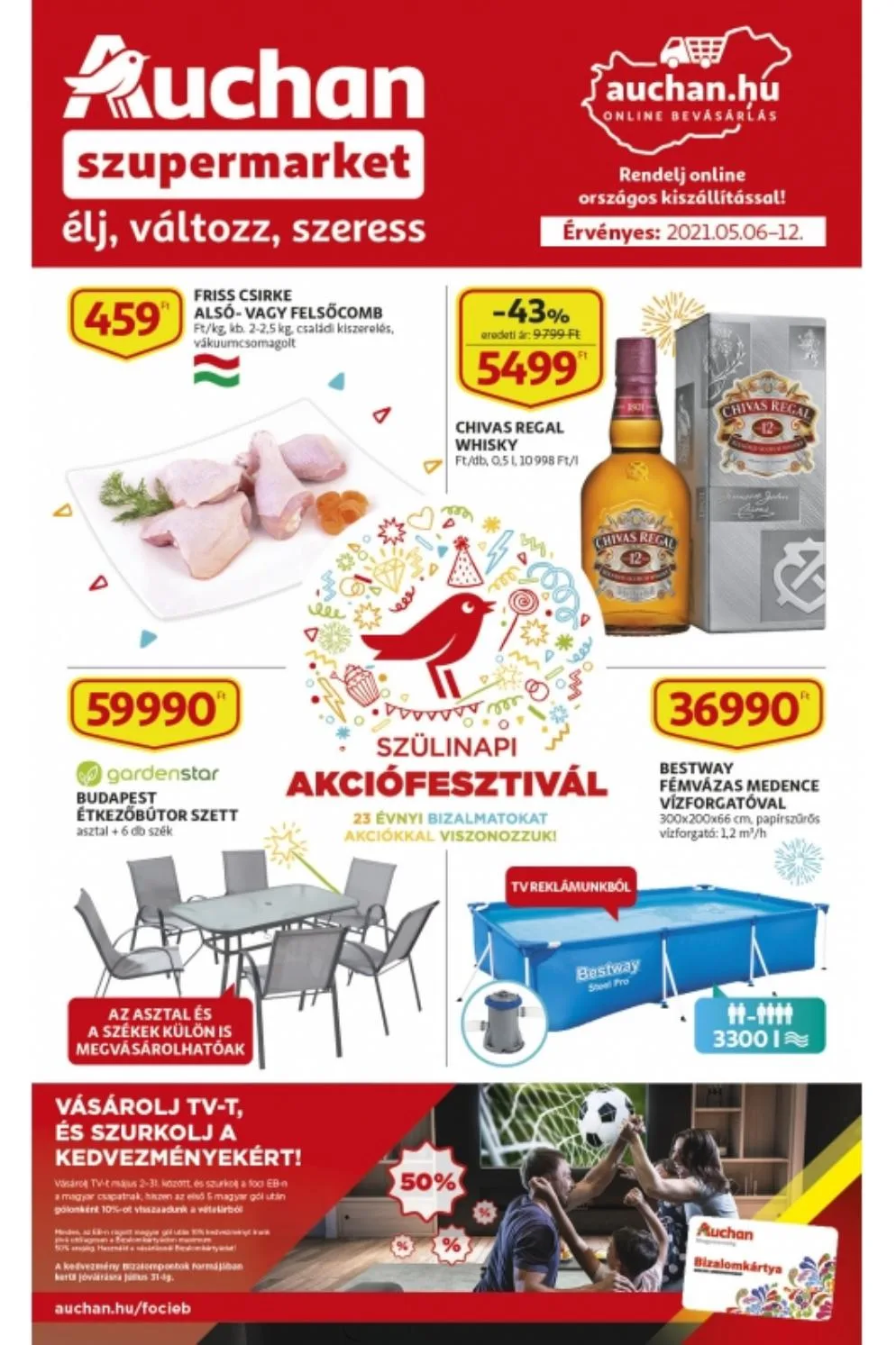 Auchan akciós újság Szupermarket 05.06–05.12