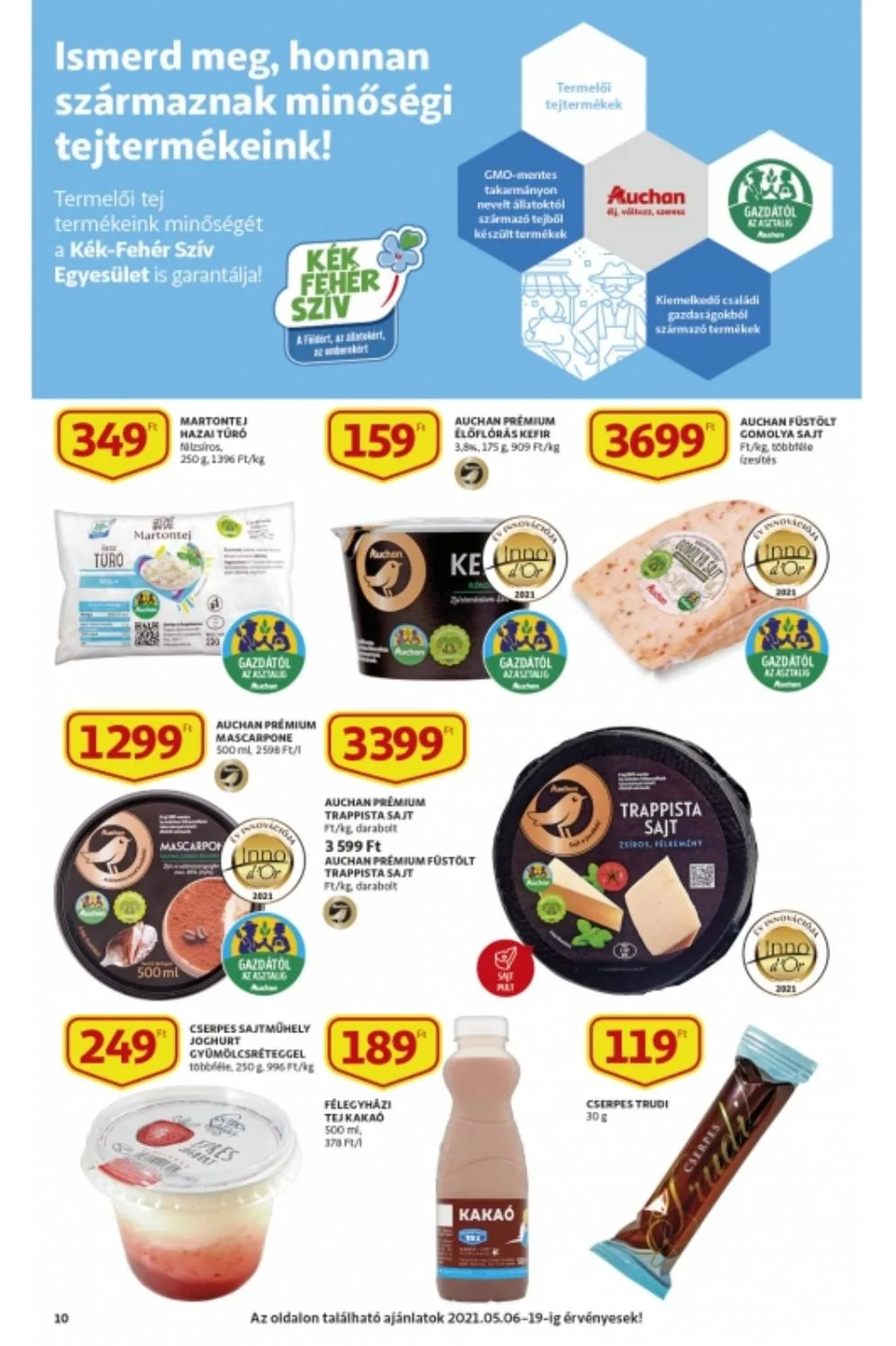 Auchan akciós újság Szupermarket 05.06–05.12 – 10. oldal