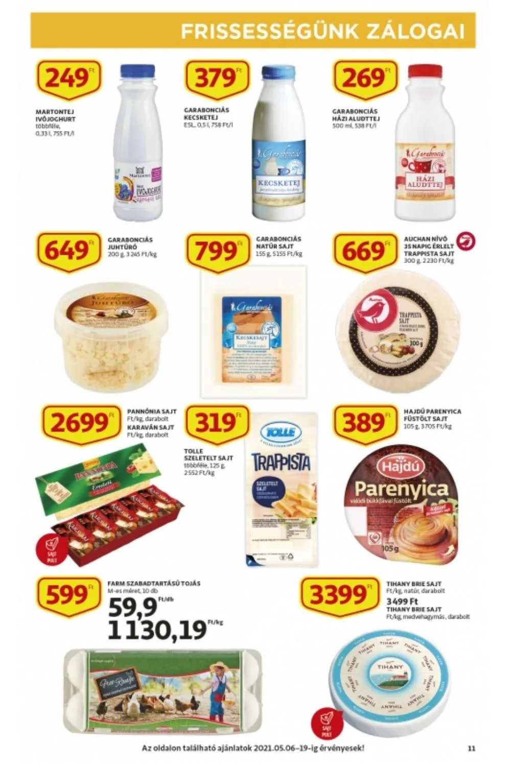 Auchan akciós újság Szupermarket 05.06–05.12 – 11. oldal