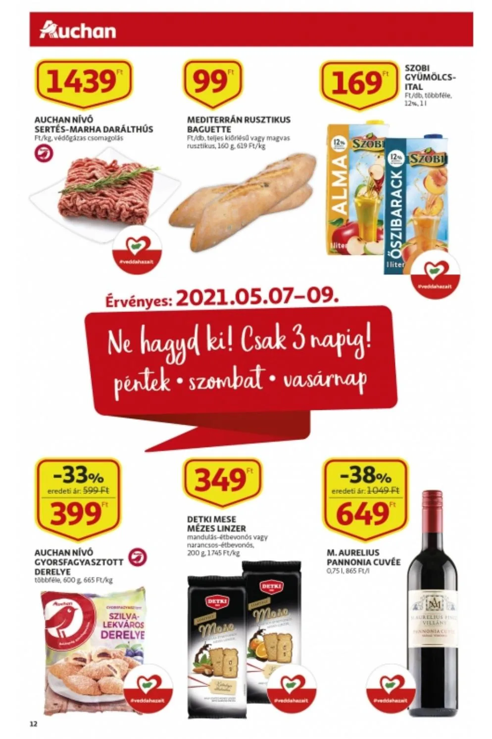 Auchan akciós újság Szupermarket 05.06–05.12 – 12. oldal