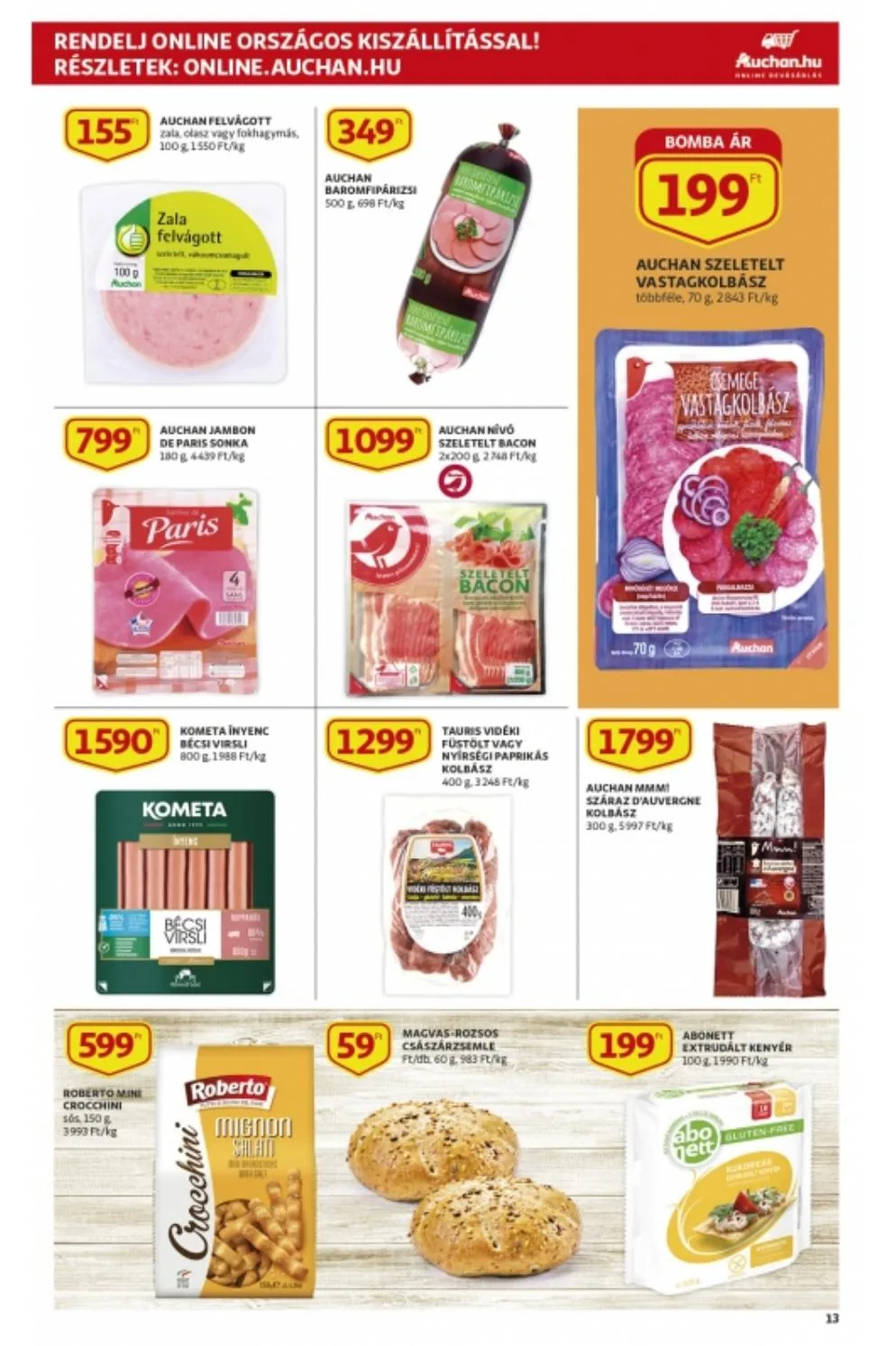 Auchan akciós újság Szupermarket 05.06–05.12 – 13. oldal