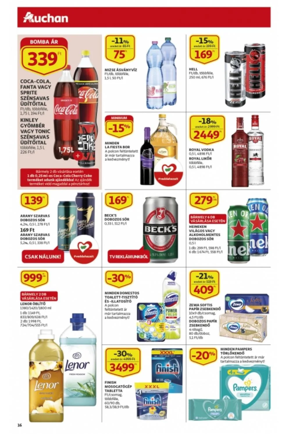 Auchan akciós újság Szupermarket 05.06–05.12 – 16. oldal