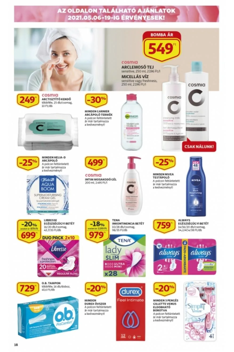 Auchan akciós újság Szupermarket 05.06–05.12 – 18. oldal