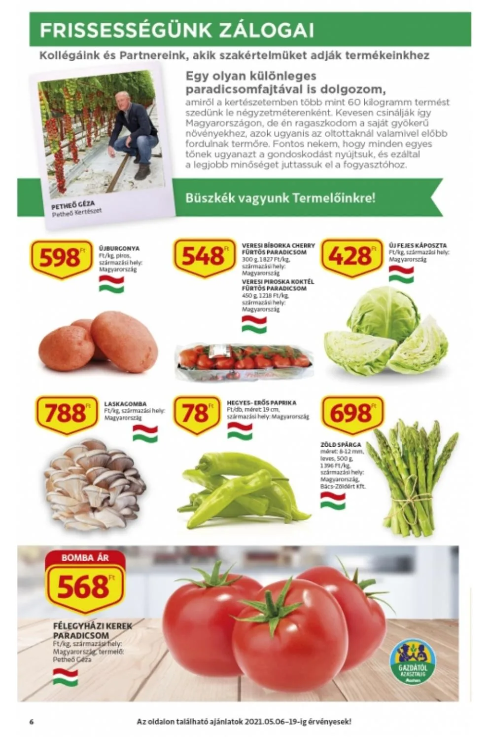 Auchan akciós újság Szupermarket 05.06–05.12 – 6. oldal