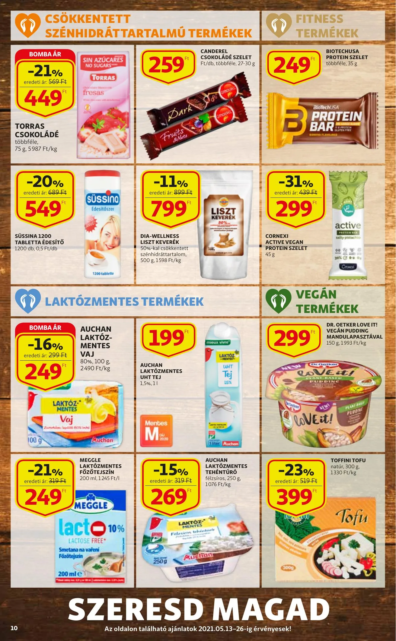 Auchan akciós újság Szupermarket 05.13–05.19 – 10. oldal