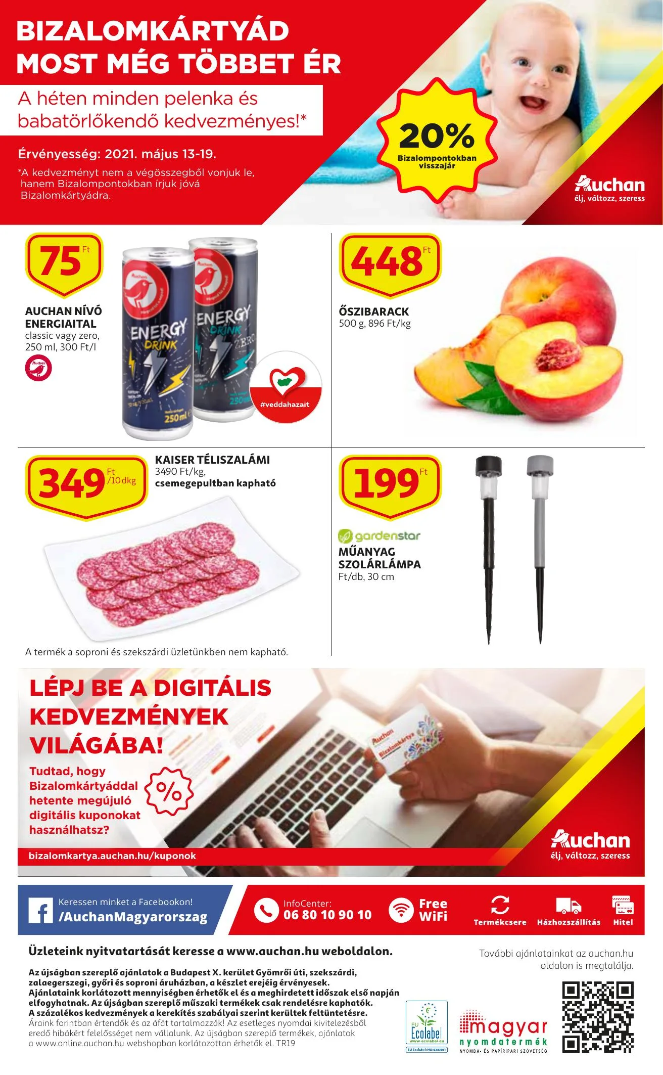 Auchan akciós újság Szupermarket 05.13–05.19 – 16. oldal