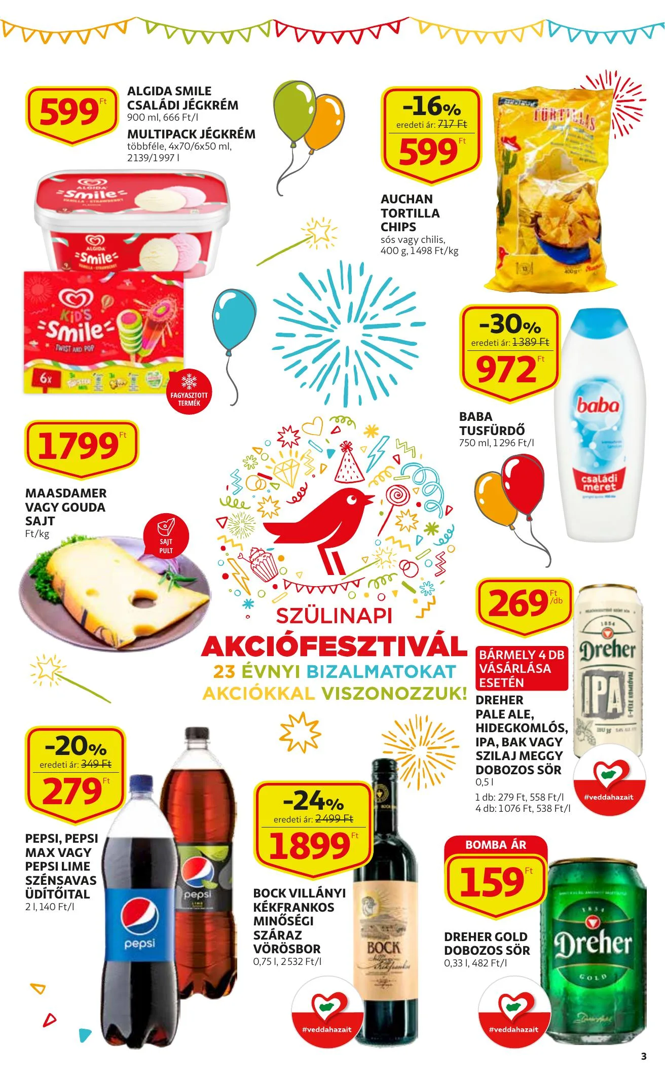 Auchan akciós újság Szupermarket 05.13–05.19 – 3. oldal