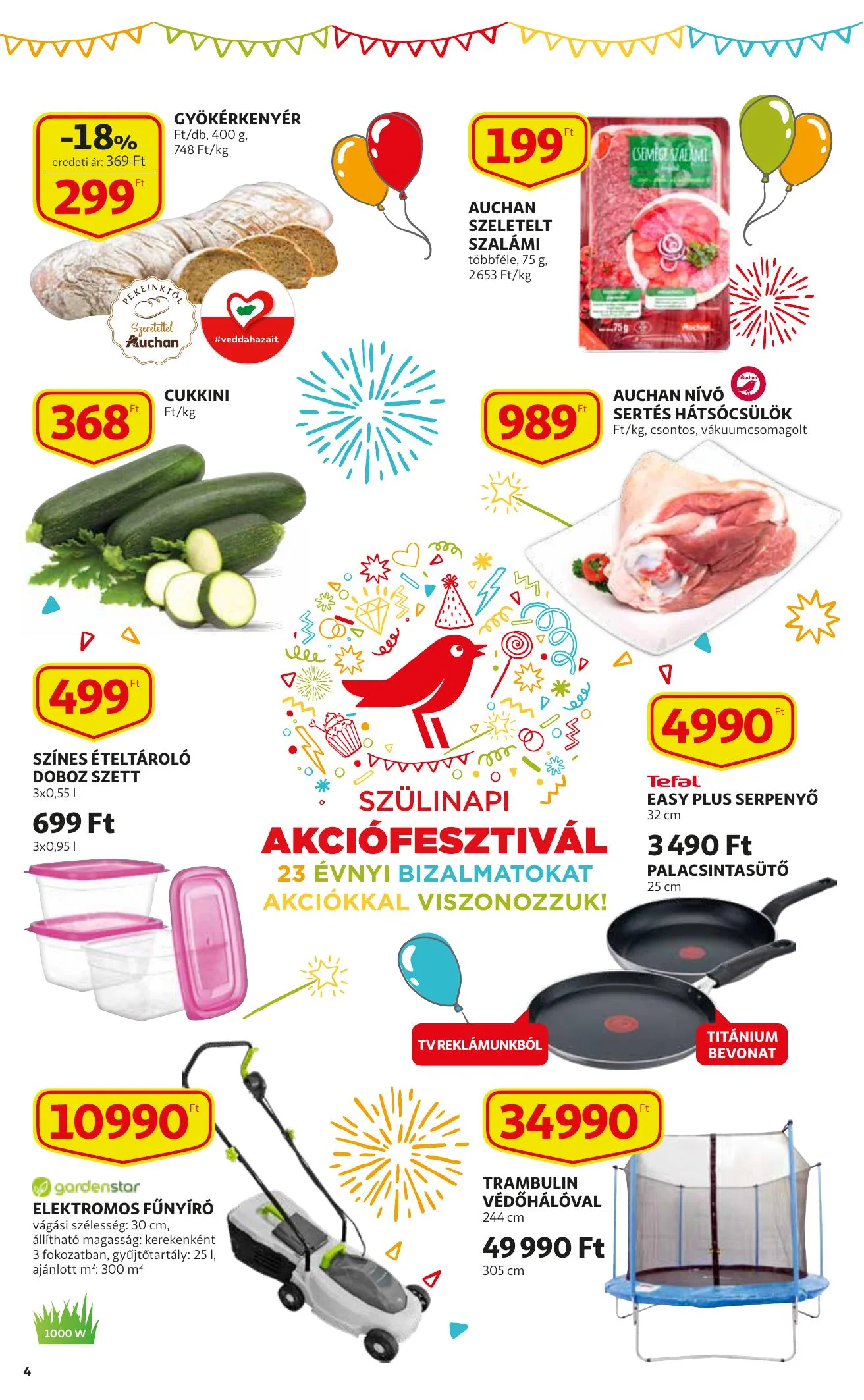 Auchan akciós újság Szupermarket 05.13–05.19 – 4. oldal