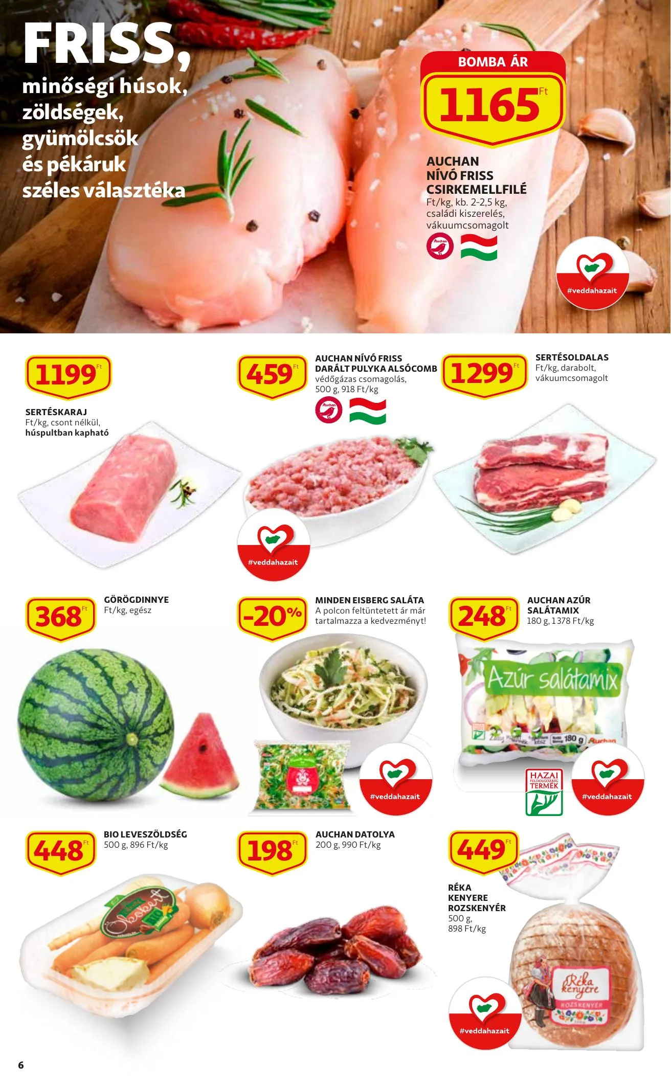 Auchan akciós újság Szupermarket 05.13–05.19 – 6. oldal