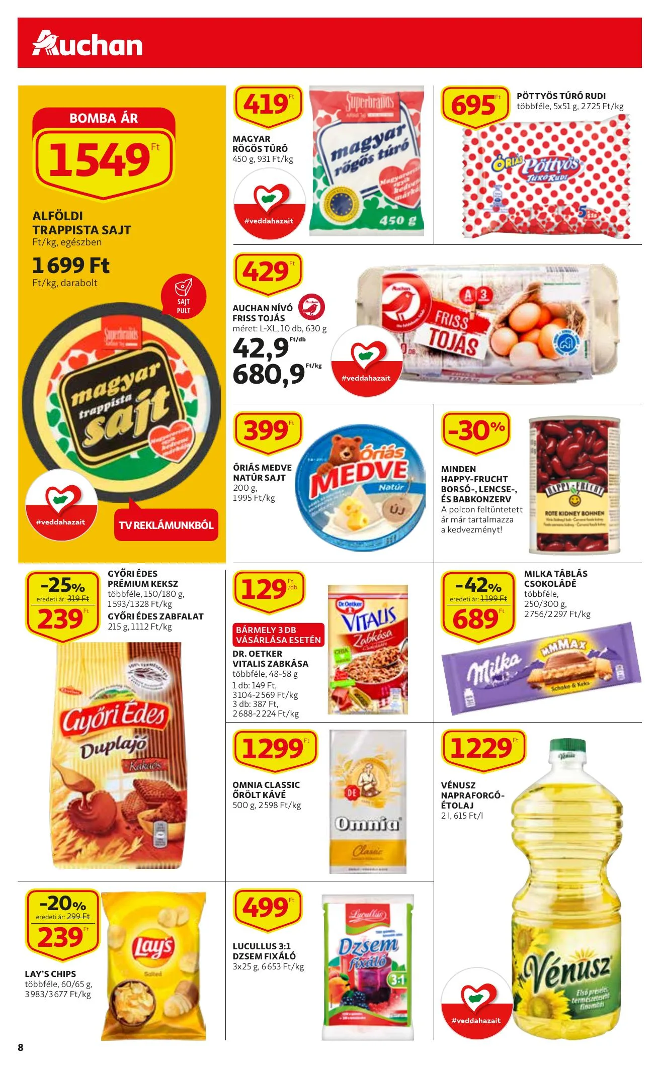 Auchan akciós újság Szupermarket 05.13–05.19 – 8. oldal
