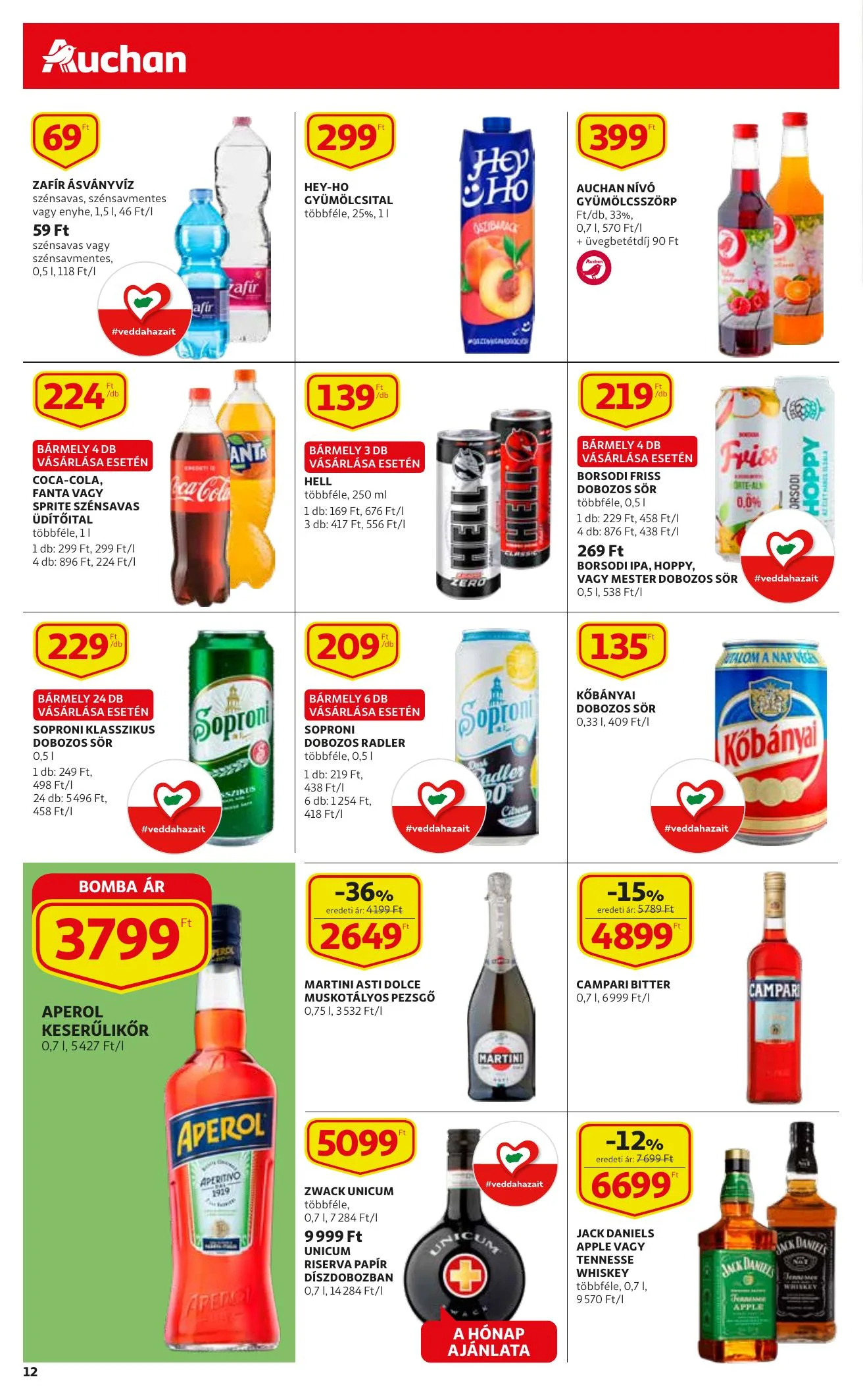 Auchan akciós újság Szupermarket 05.20–05.26 – 12. oldal